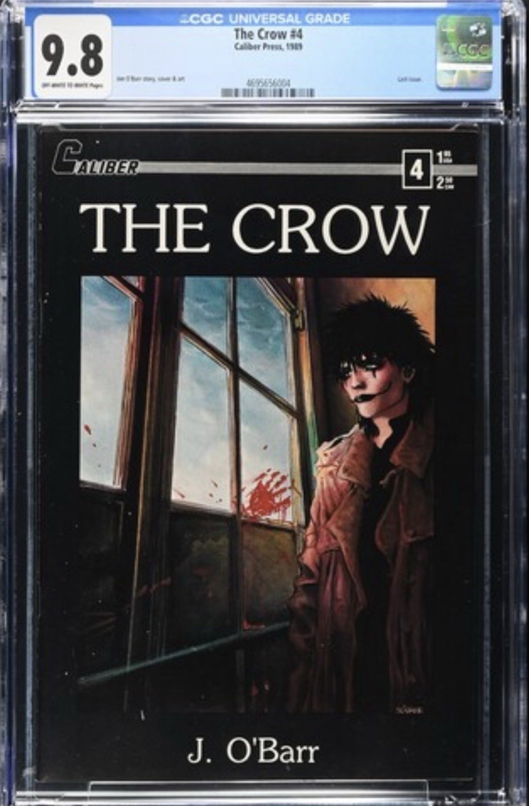 💫THE CROW #4 - CGC 9.8  - 1989 Caliber Press- O\'Barr 57 On Census
