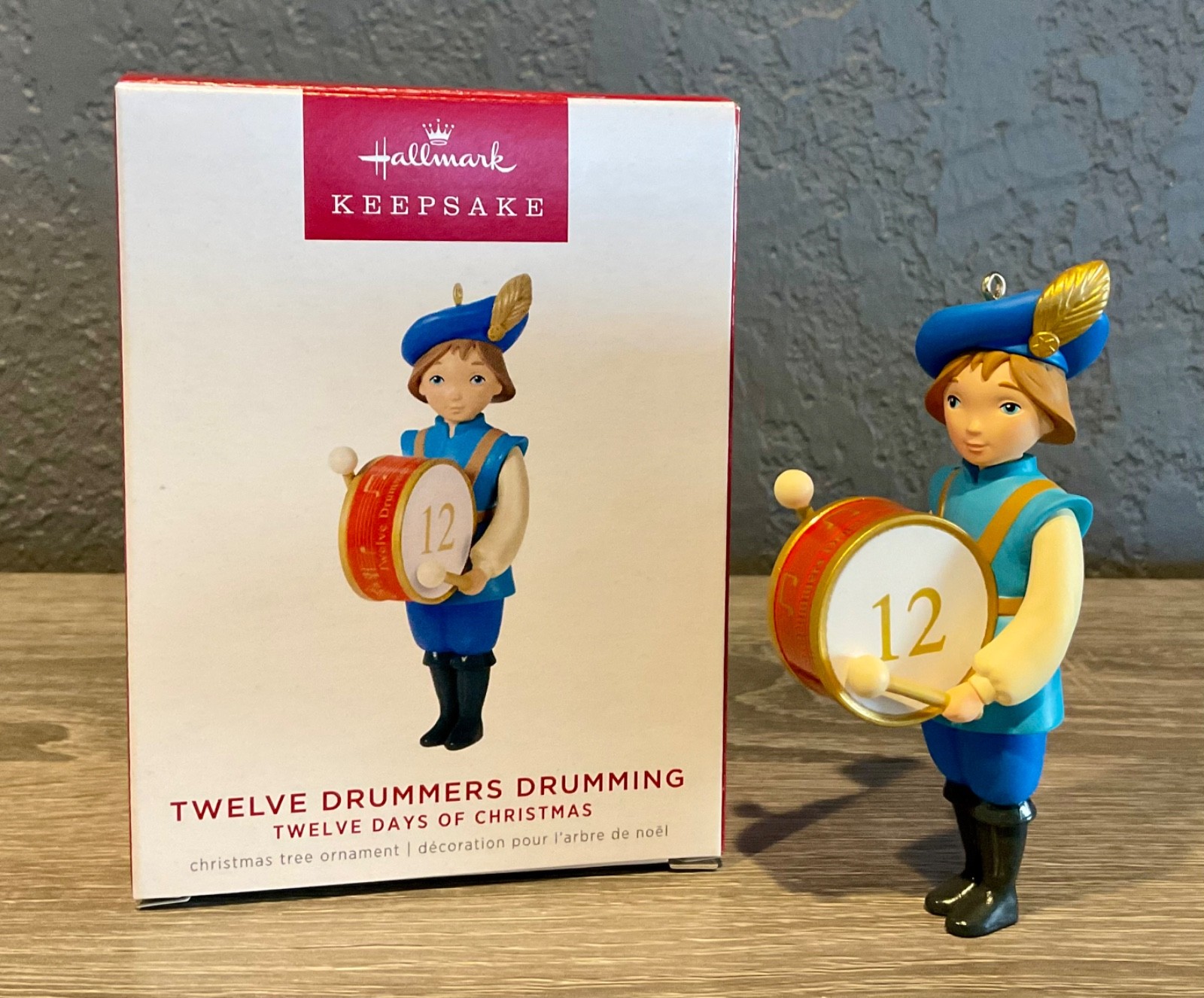 2022 Hallmark Keepsake Ornament 12 Days of Xmas Drummers Drumming 12th & Final