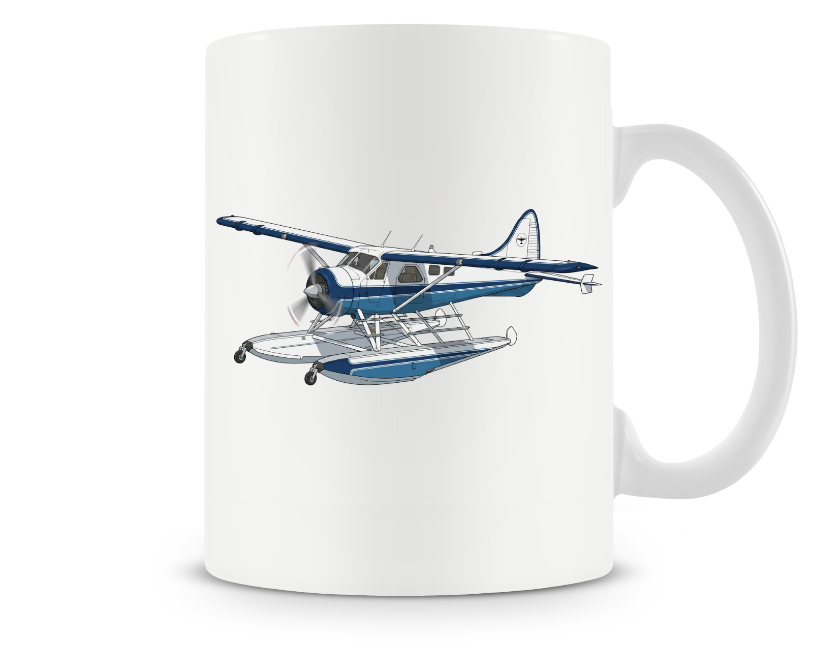 de Havilland Canada DHC-2 Beaver Floatplane Ceramic Coffee Mug 15oz.