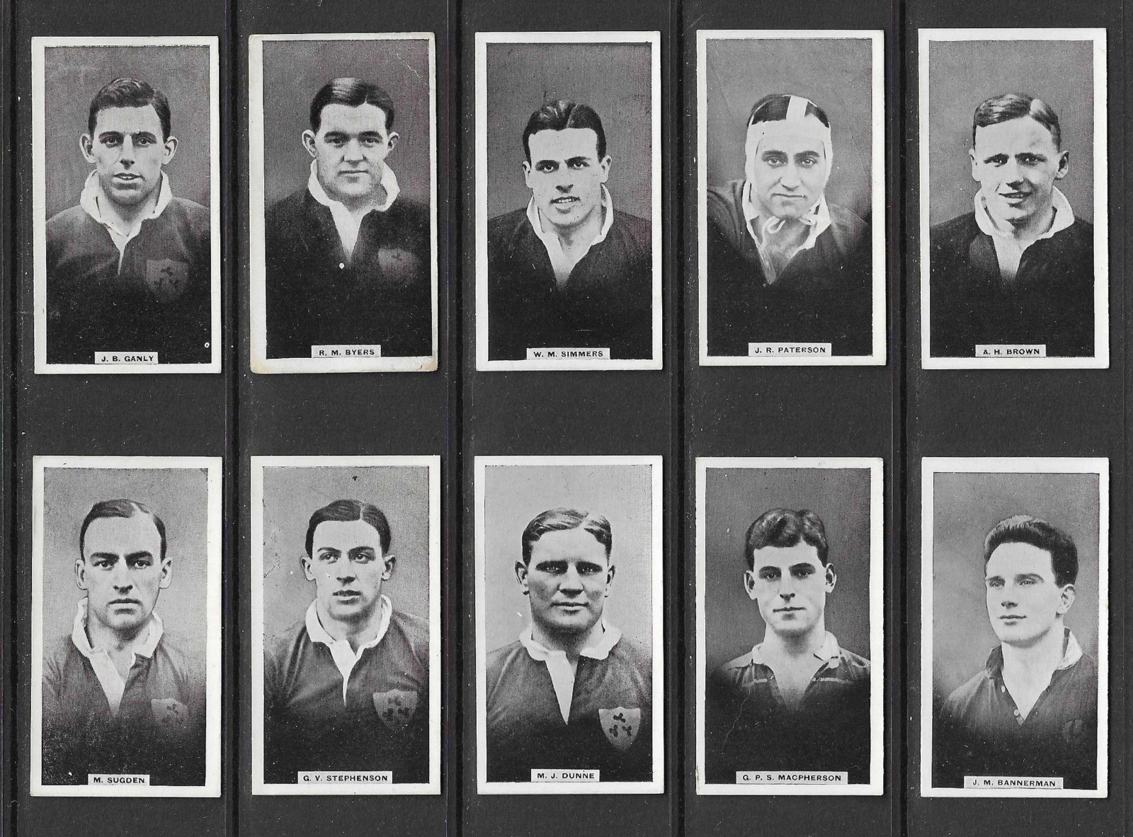 Wills 1930 BRITISH RUGBY PLAYERS complete set cigarette cards Wills 1930 BRITISH RUGBY PLAYERS complete set cigarette cards