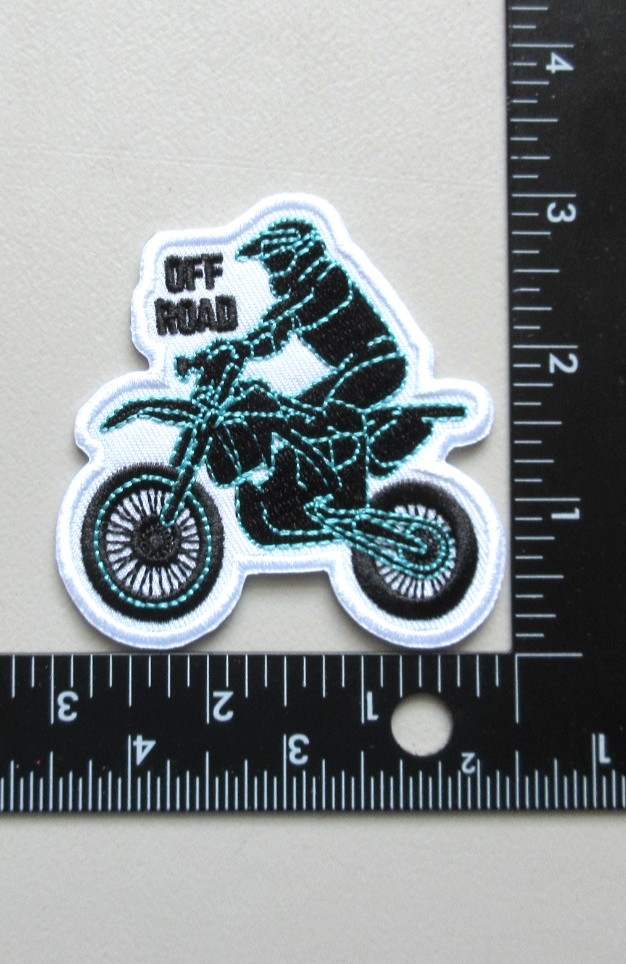 🔥DIRT BIKE MOTOCROSS OFF ROAD EMBROIDERED IRON ON PATCH