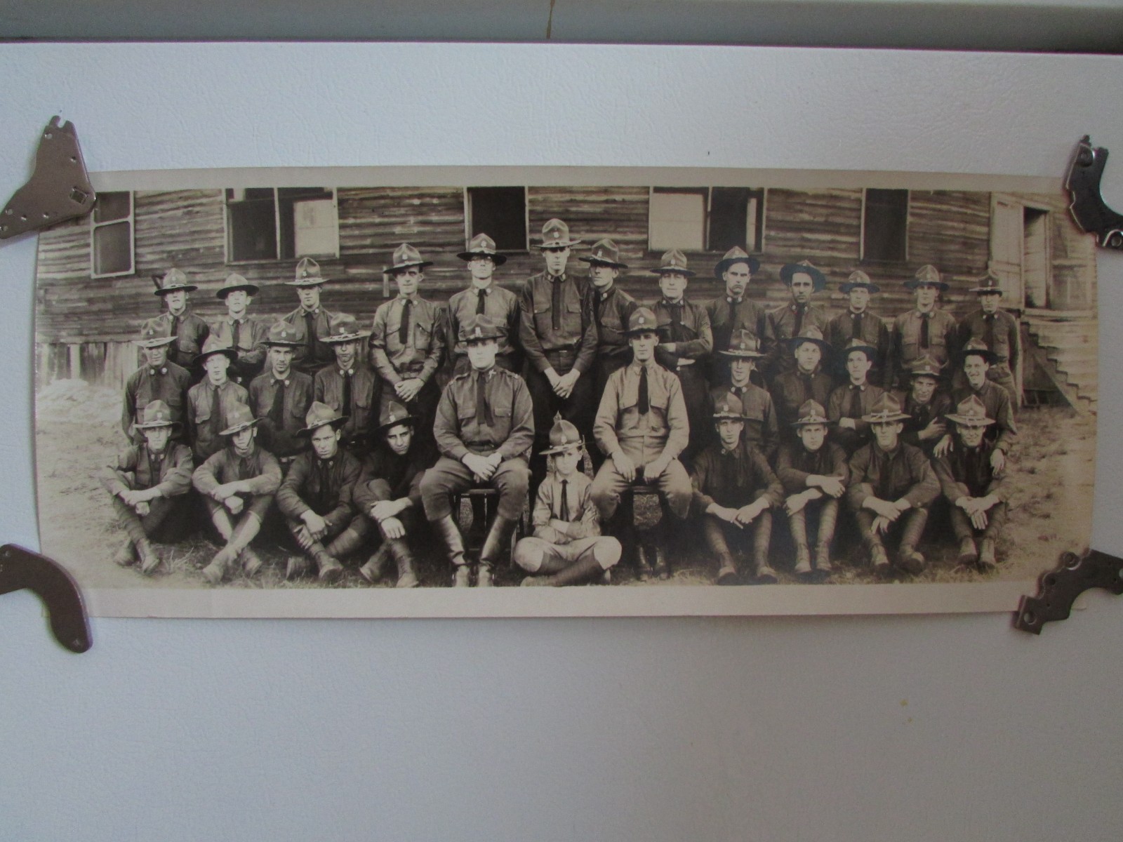 Antique Massachusetts National Guard  Panoramic Photo