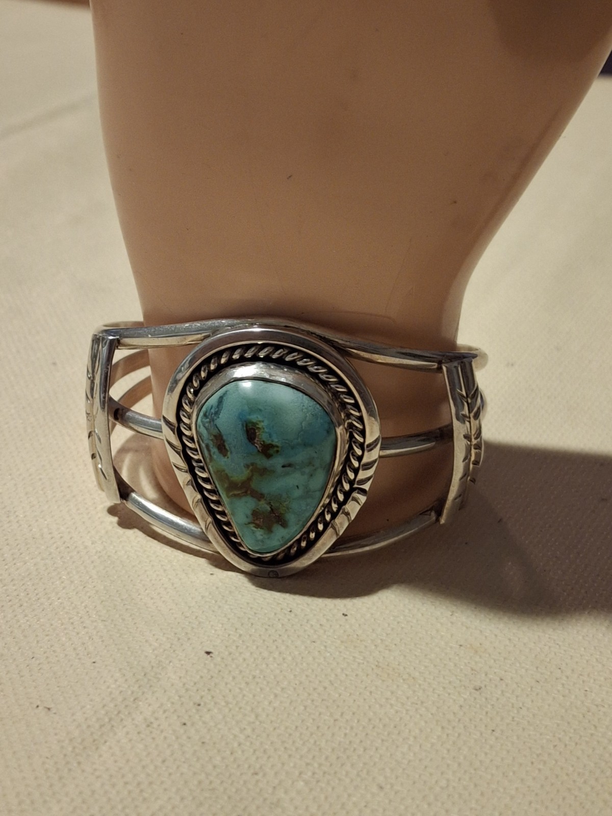 Vintage Native American Turquoise Cuff Braceletl