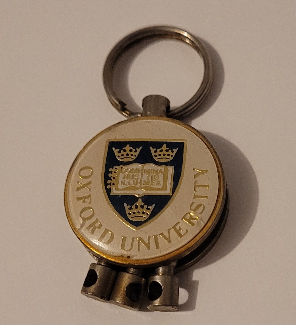 Vintage Oxford England University Key Chain