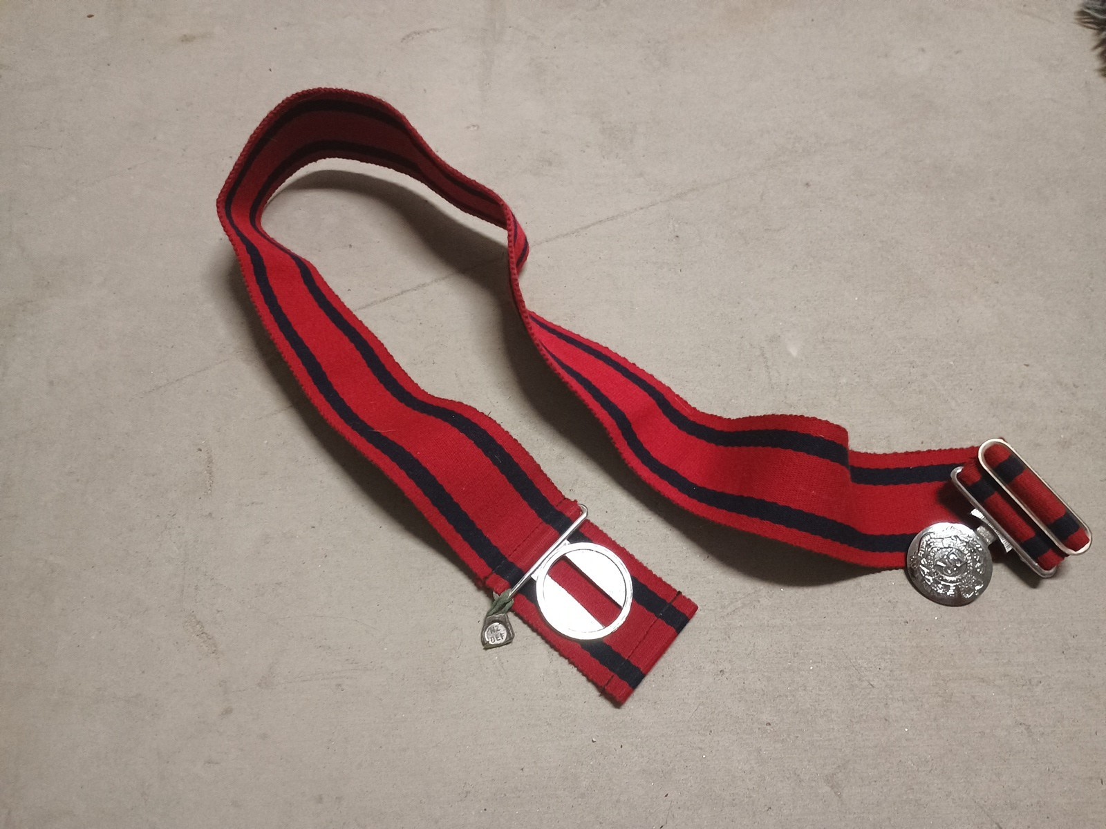 Vintage British Army's Corp Royal Engineers Belt Pre-owned Good Condition