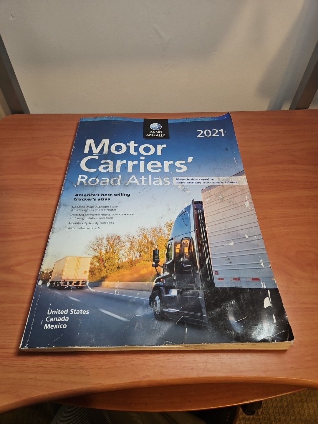 2001 Rand McNally Motor Carriers Road Atlas - United States, Canada & Mexico
