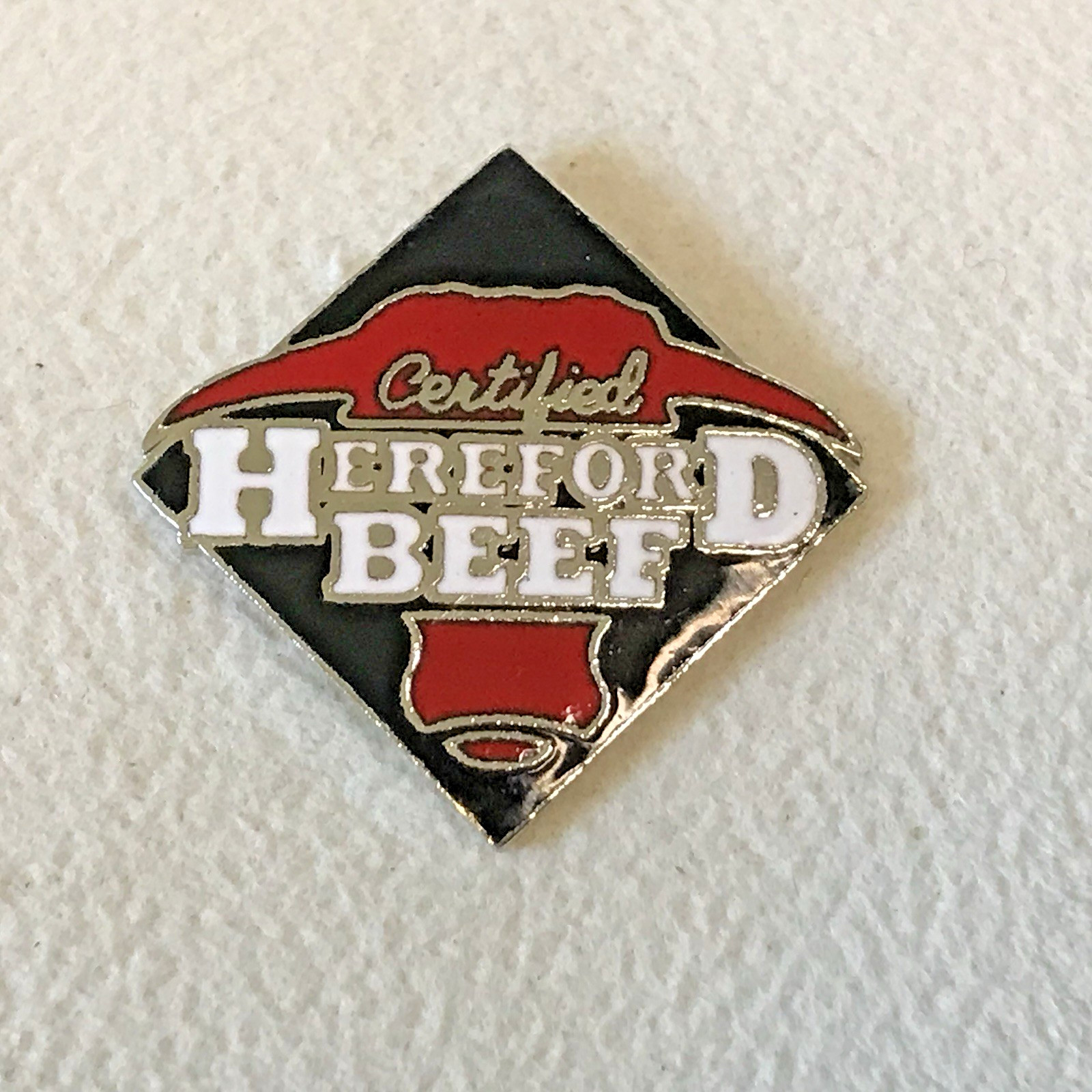Certified Hereford Beef Lapel Pin (F8) Certified Hereford Beef Lapel Pin (F8)