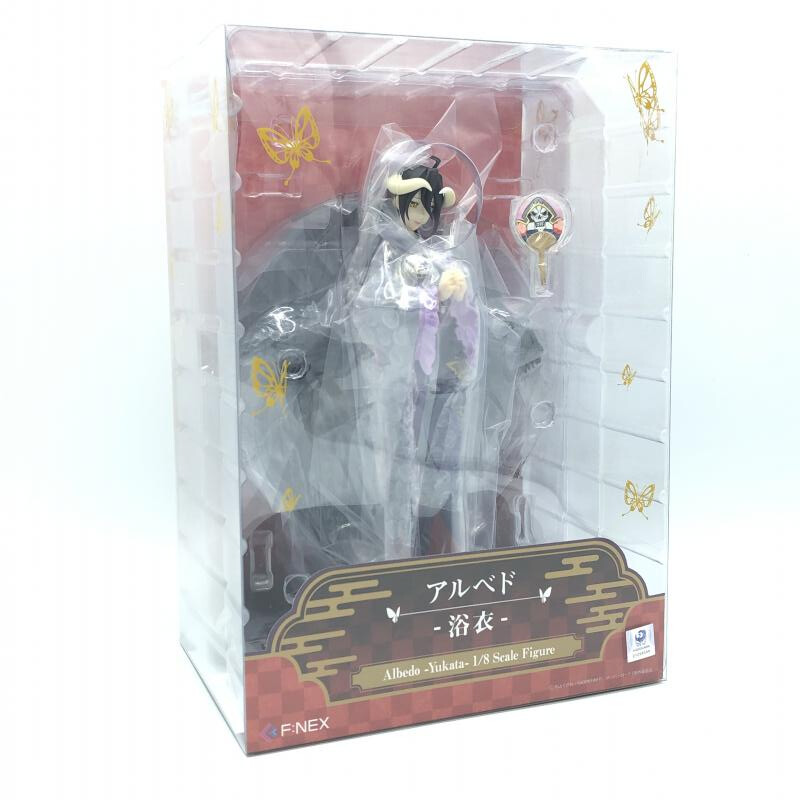 F:Nex Overlord Albedo Yukata 1/8 Painted PVC Figure FuRyu Japan Anime