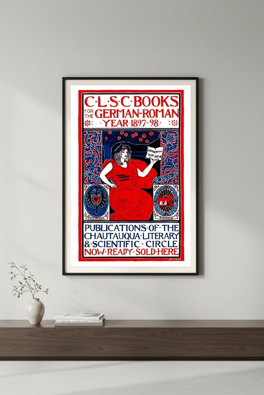 📚 C.L.S.C. Books Vintage Poster (1897-98) - Hi-Res Print 24x36” 🗞️