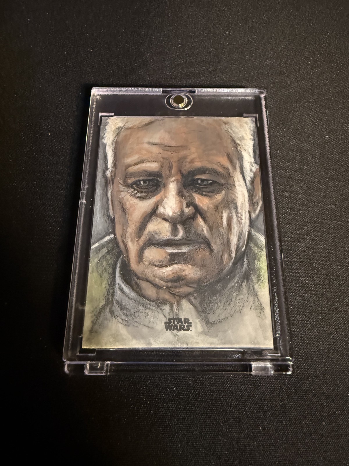 2023 Topps Finest Star Wars Sketch Luthen Rael (Andor) 1/1 by Artist Steve Alce 2023 Topps Finest Star Wars Sketch Luthen Rael (Andor) 1/1 by Artist Steve Alce