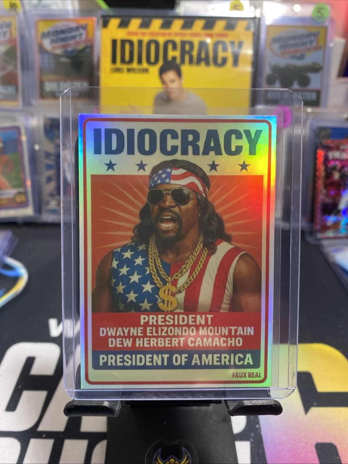 Faux Real Cards (FRC) Idiocracy President Camacho Terry Crews Parody Custom Card