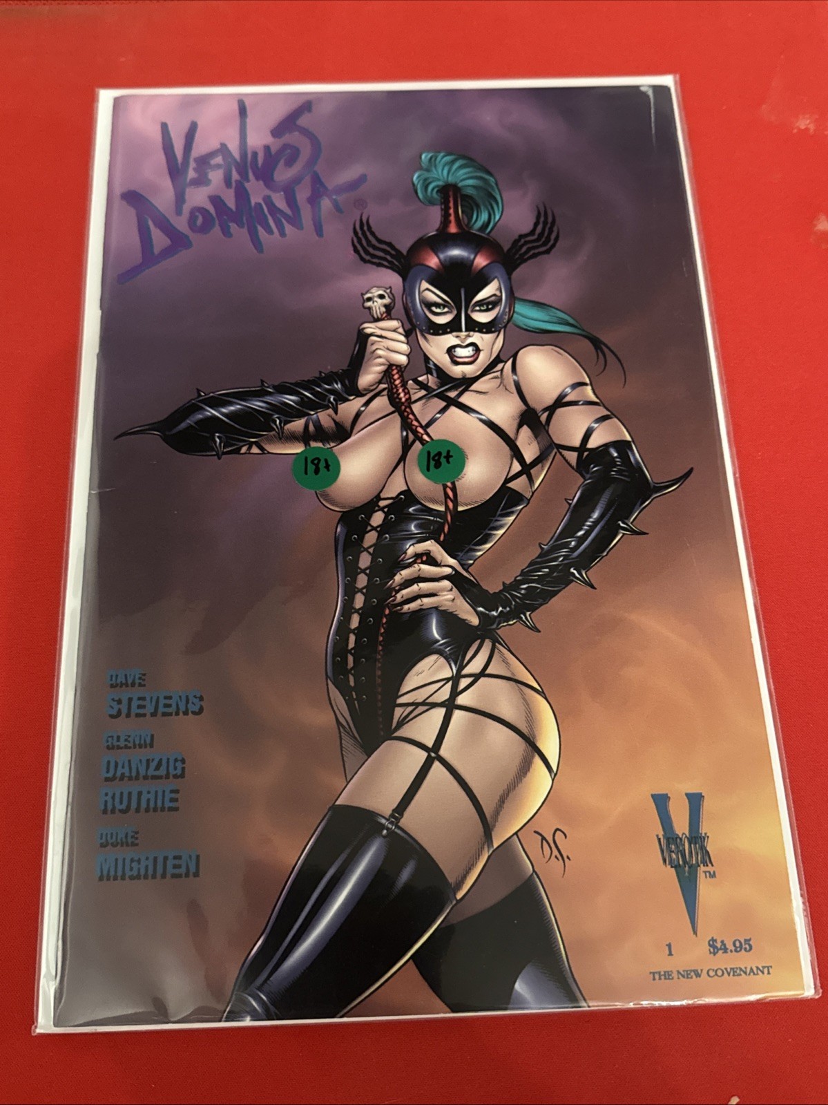 Venus Domina 1 Dave Stevens Cover Glenn Danzig Verotik 1996 Mature