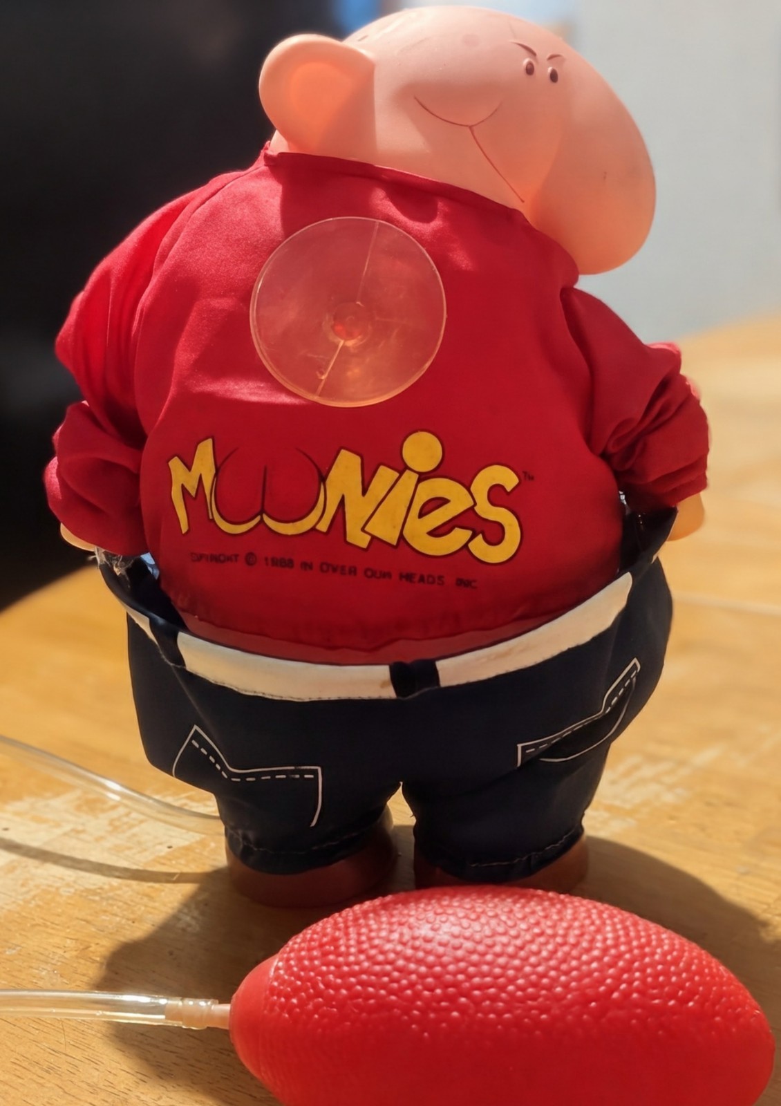 Vintage Moonies 1980s Car Window Cling Prank Accessory