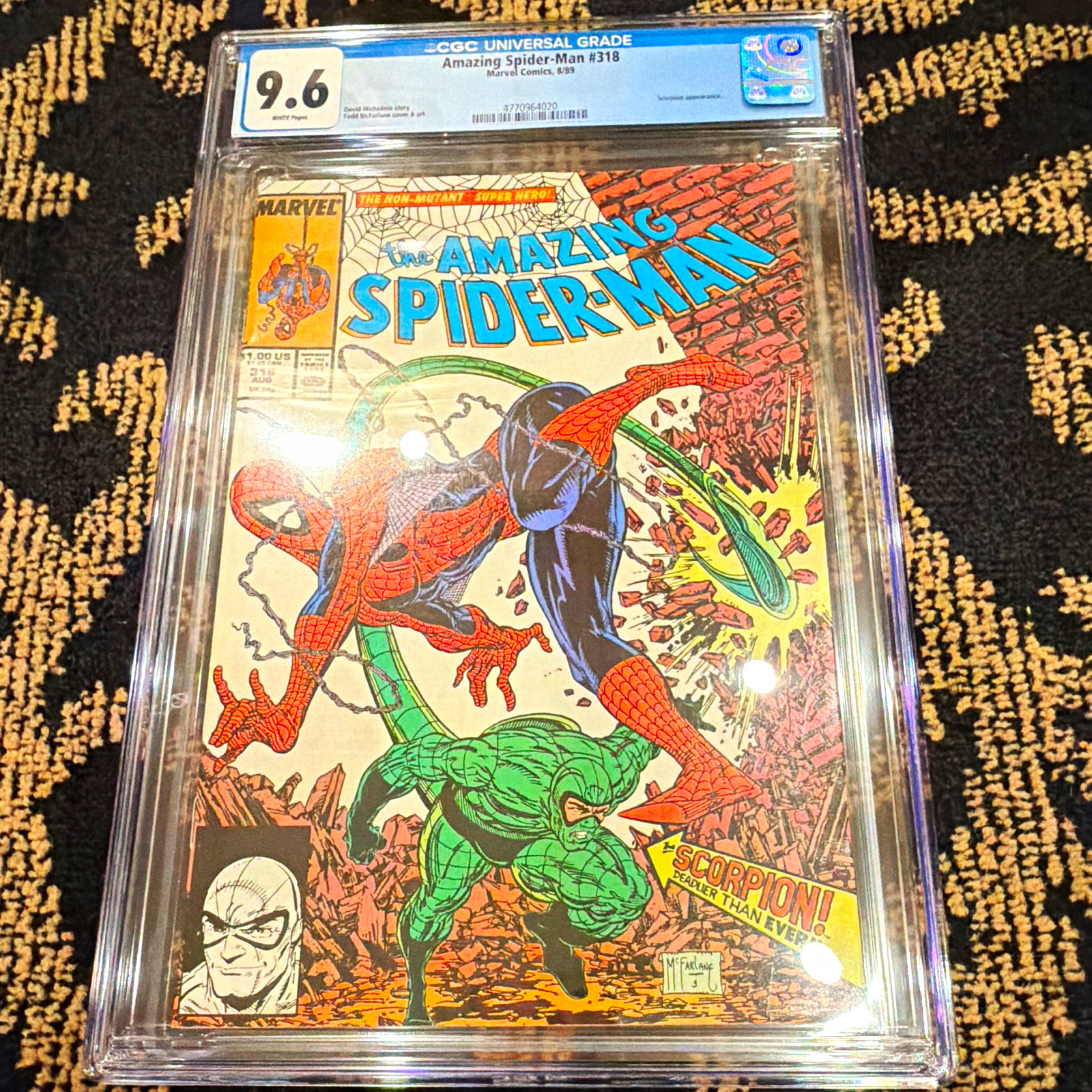 The Amazing Spider-Man #318 CGC 9.6 (1989) Marvel Comics Todd McFarlane