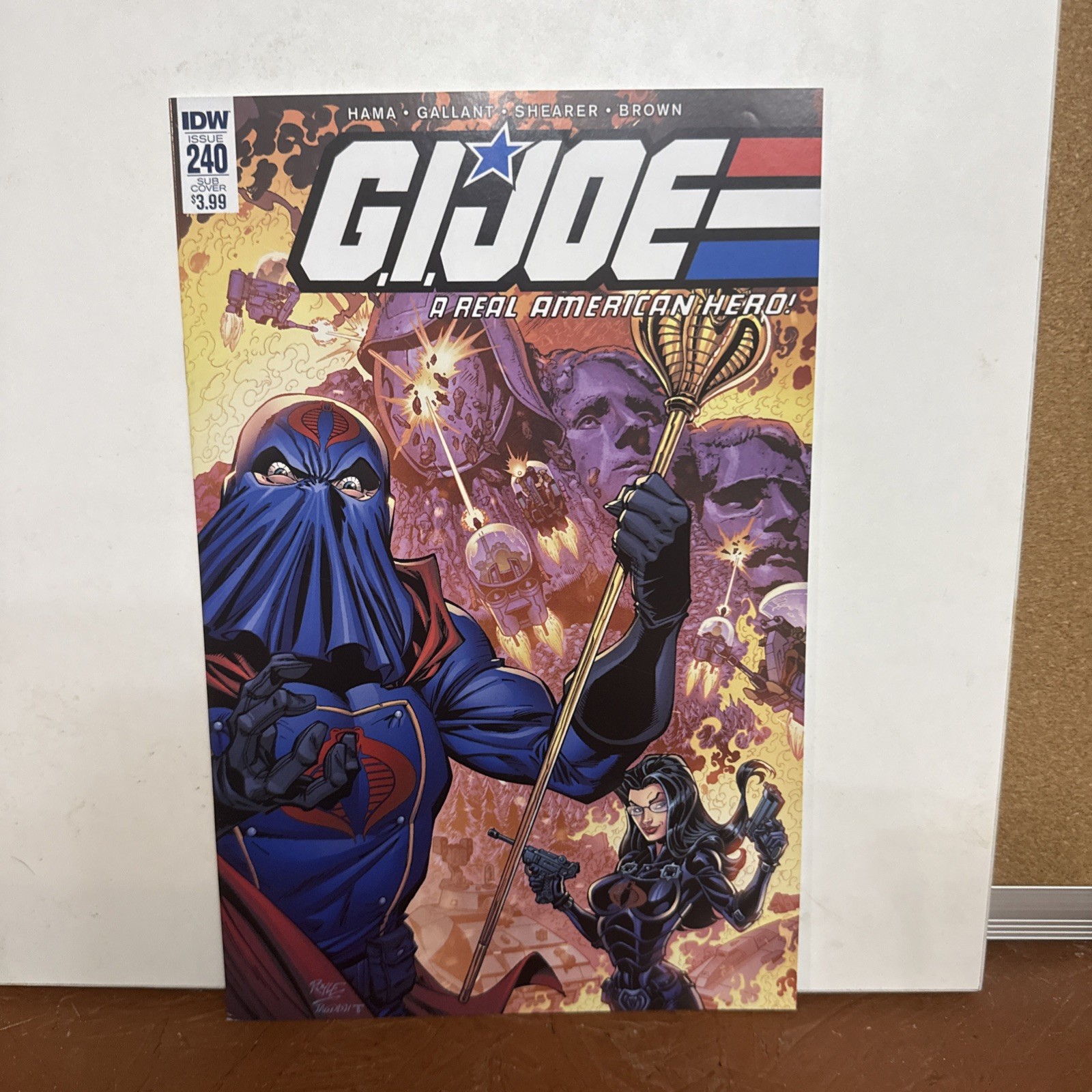 gi joe a real american hero 240 Sub Cover Rare