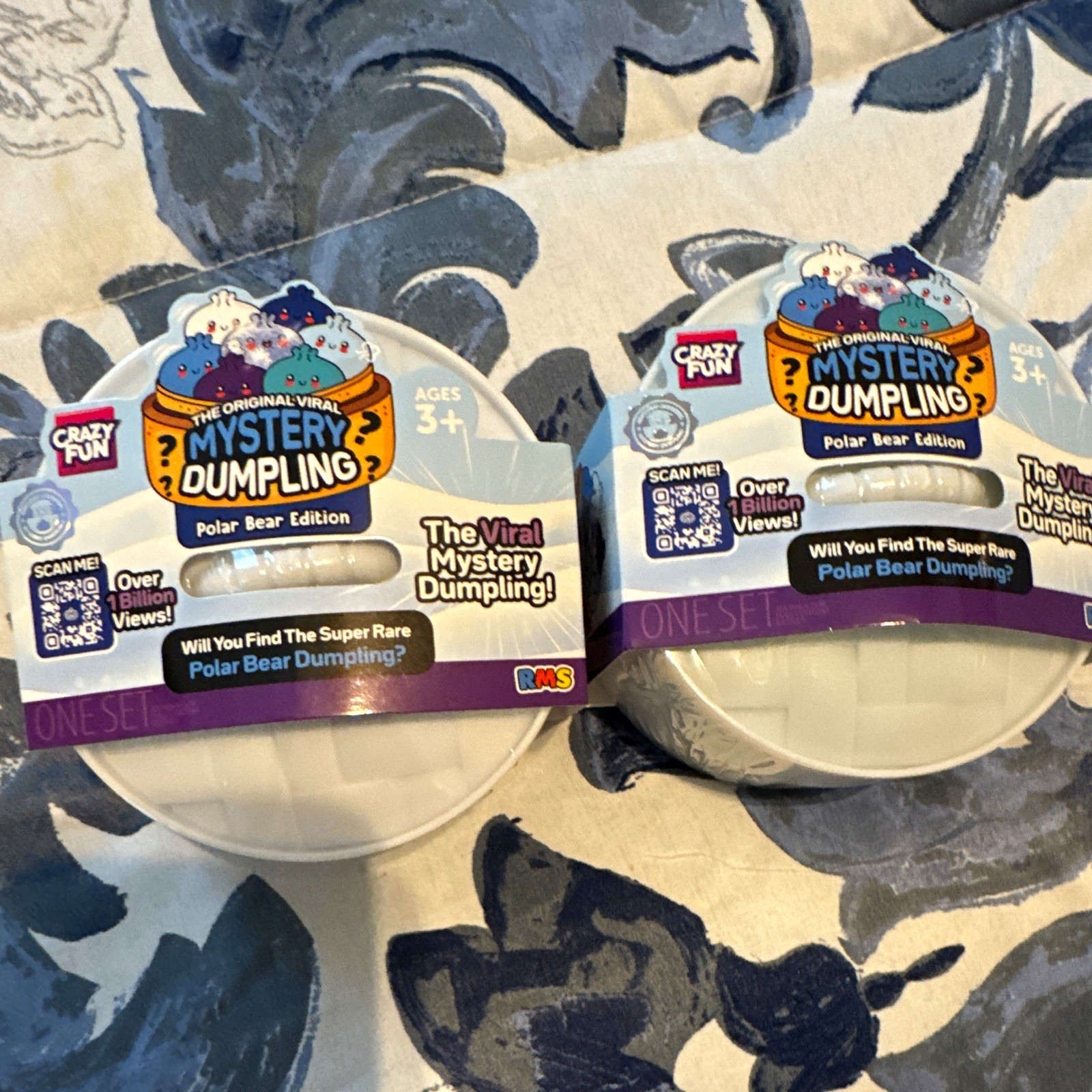 Crazy Fun Mystery Dumpling set of 2 Polar Bear Edition Blind Pack