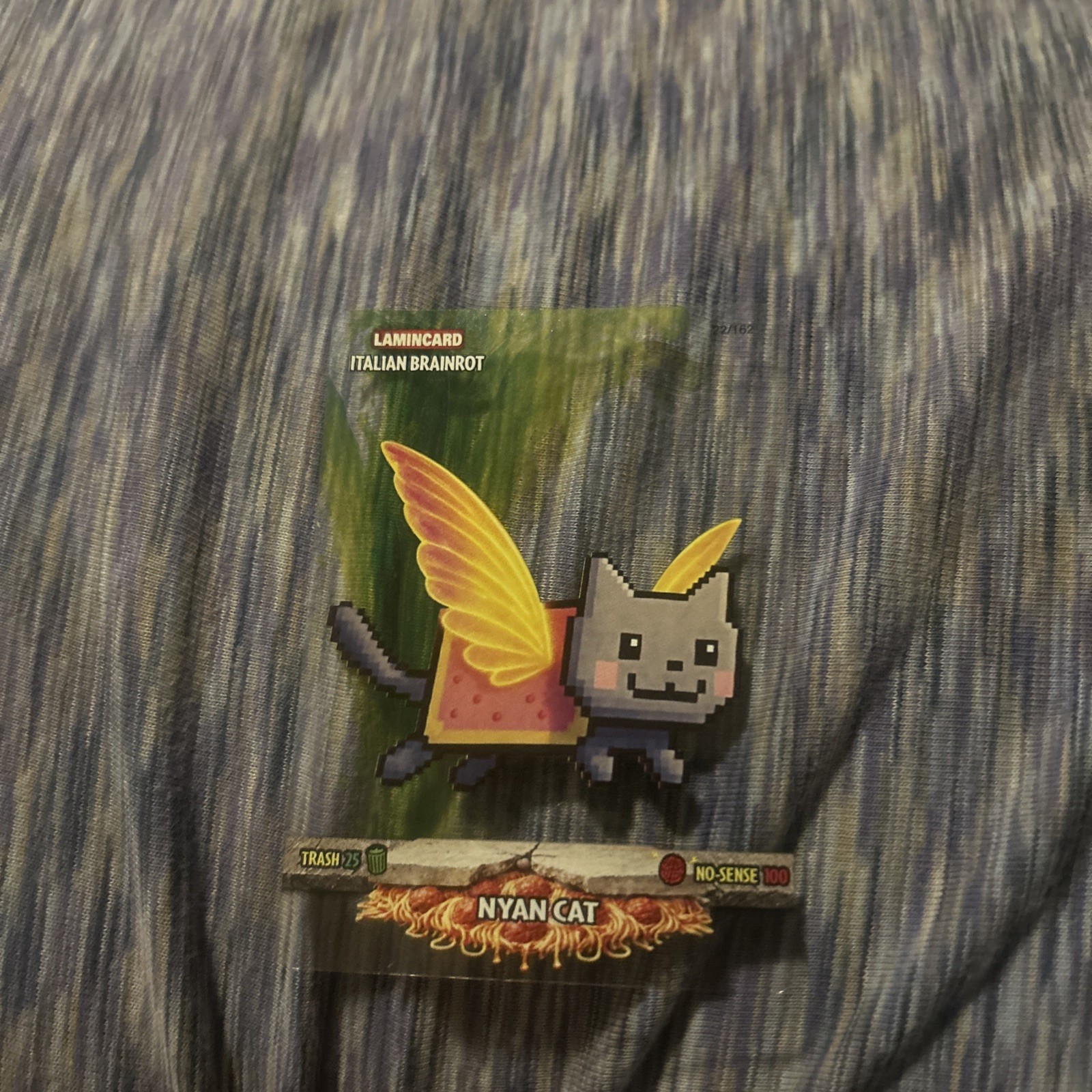 2025 Lamincard Italian Brainrot Chaos 1st Edition NYAN CAT NM