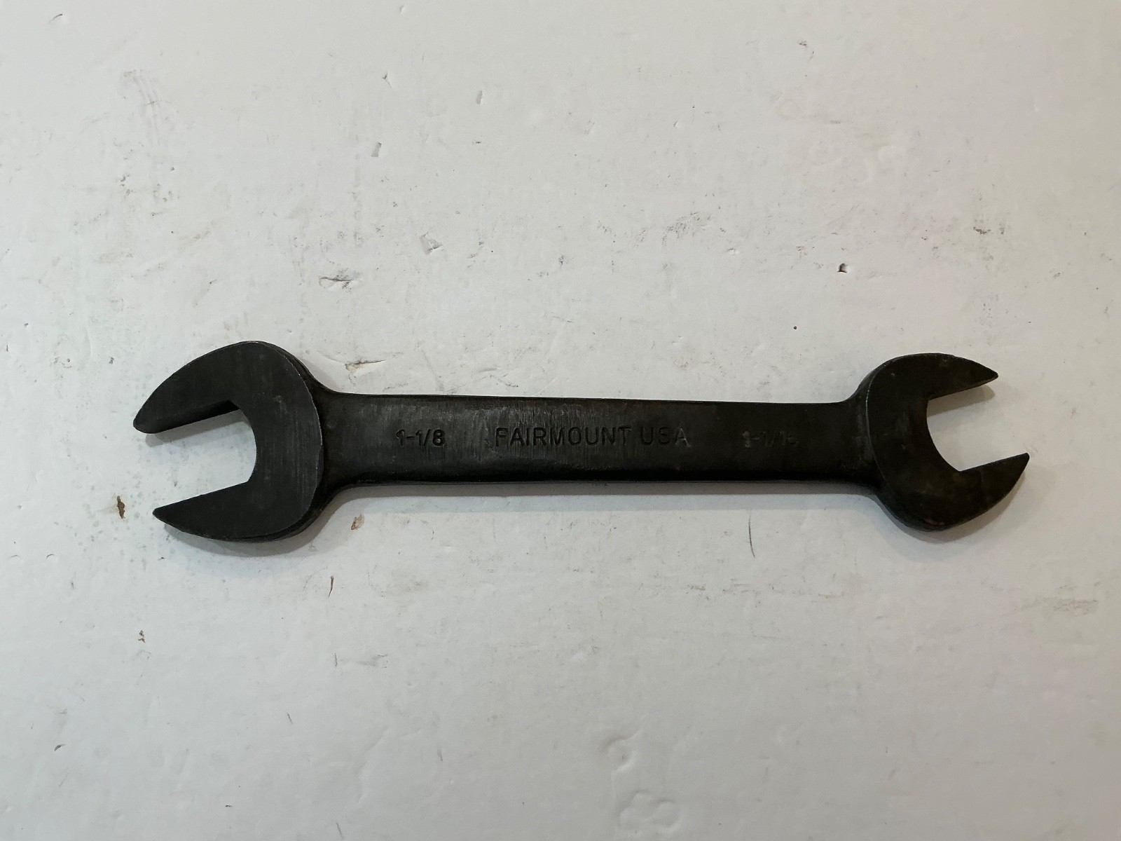 NOS Vintage Fairmount open end wrench 1 1/16&1 1/8\