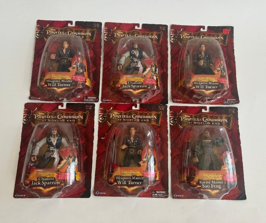 Disney Pirates of the Caribbean - At World\'s End -  Six Action Figures