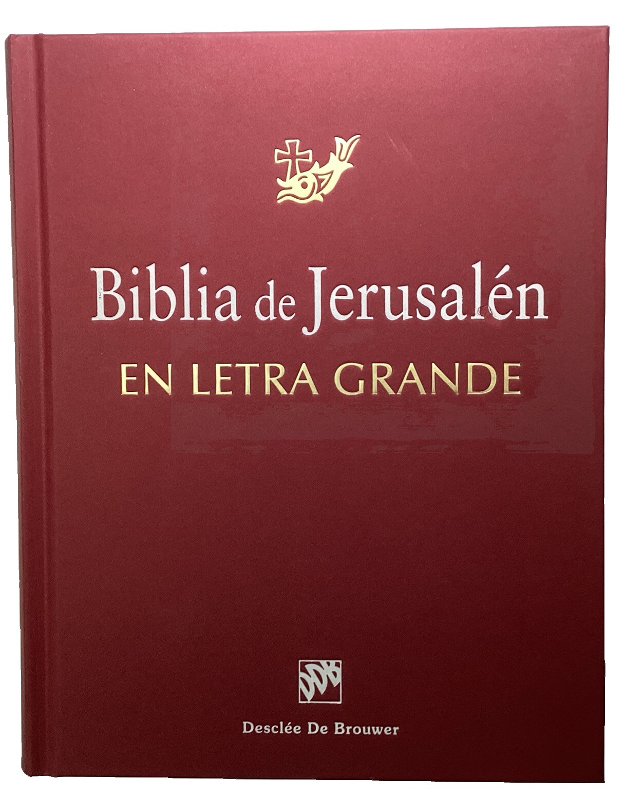 Biblia De Jerusalem Letra Grande Roja Bible Big Print In Spanish Catholic