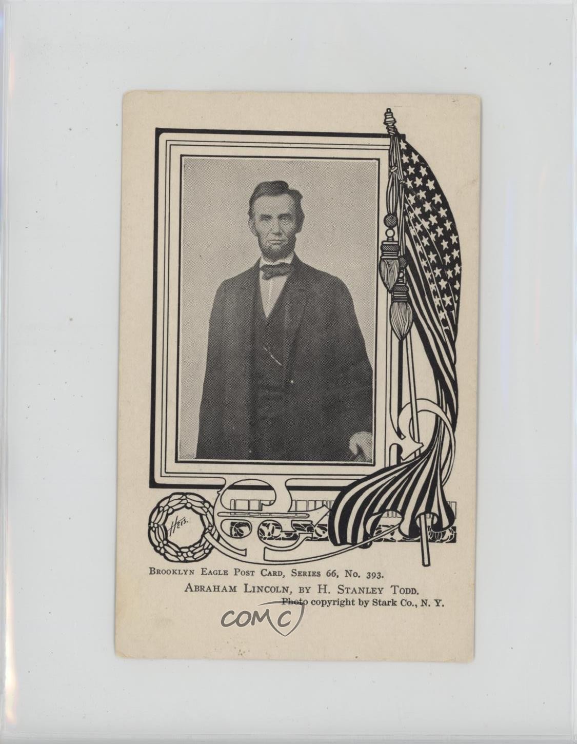 1900s Brooklyn Eagle Post Cards Abraham Lincoln #66-393 11bd