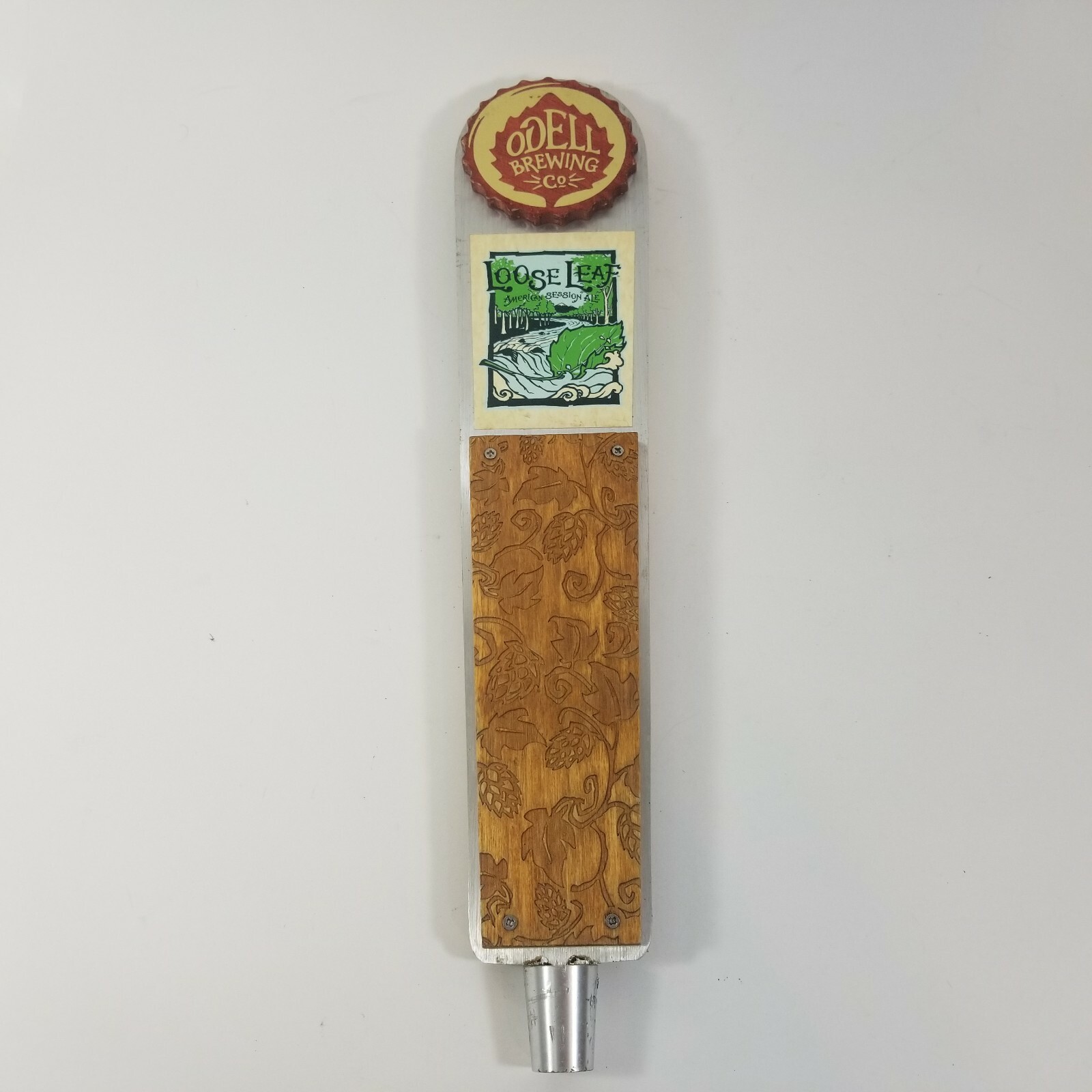 Odell Brewing Company Loose Leaf Beer Tap Handle Denver Colorado Keg Knob 13\