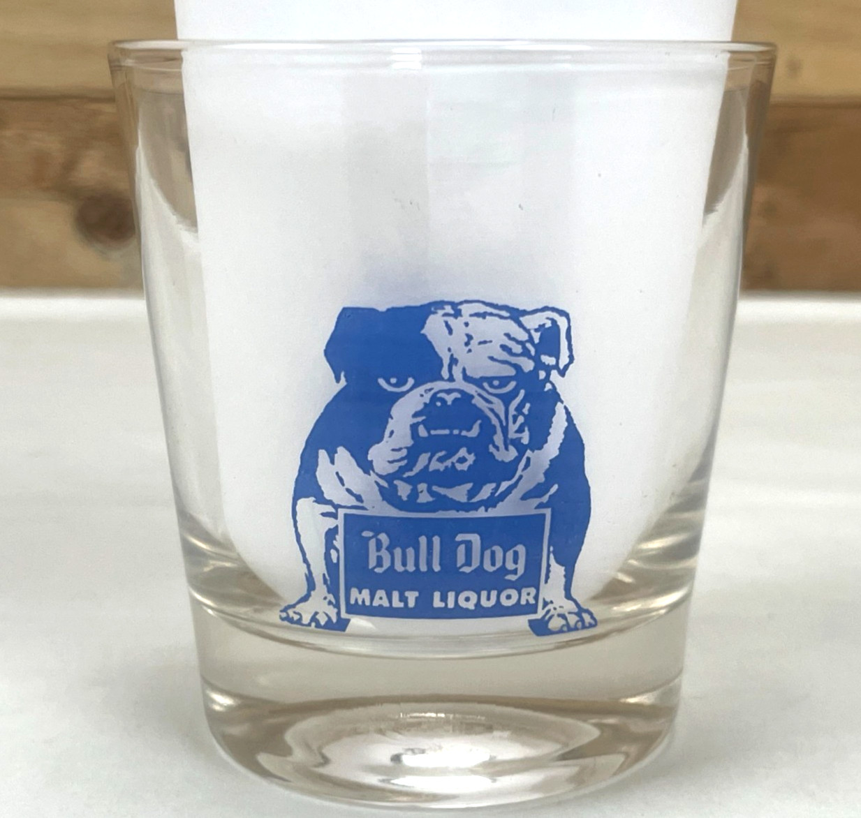 VINTAGE BULL DOG MALT LIQUOR 3 1/4\