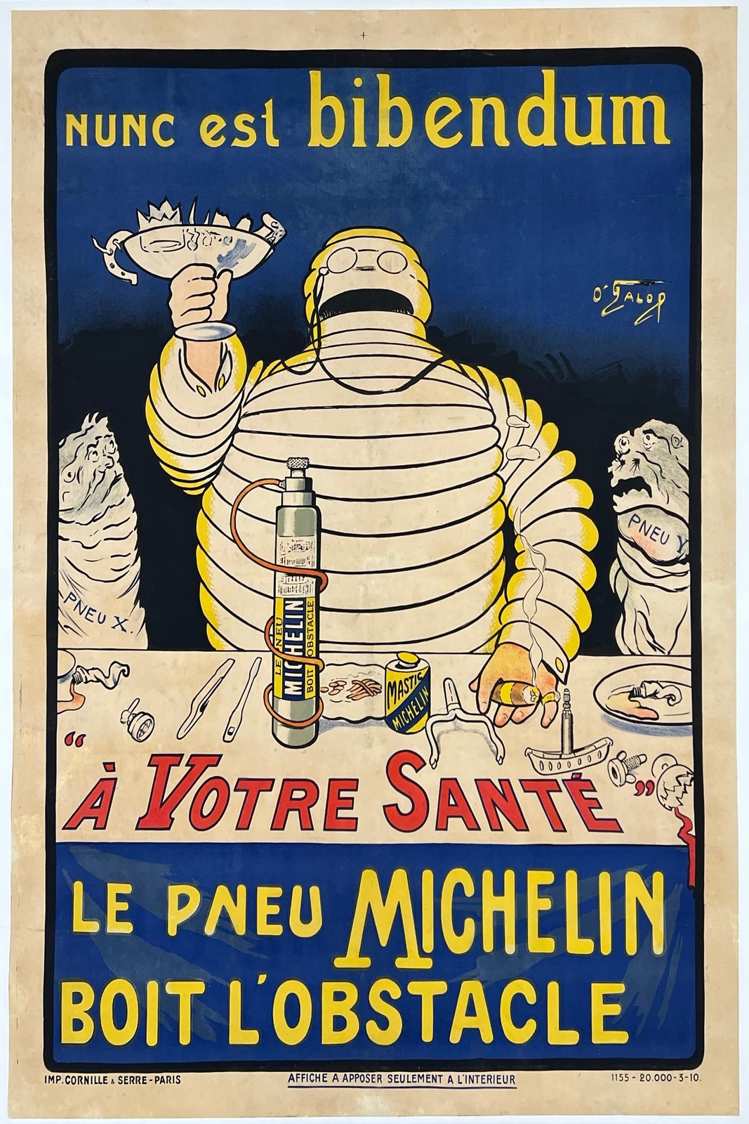 Vintage Michelin Poster (1898) - Rare Reprint 🤯💯 - 16x24” Premium 💎 Art