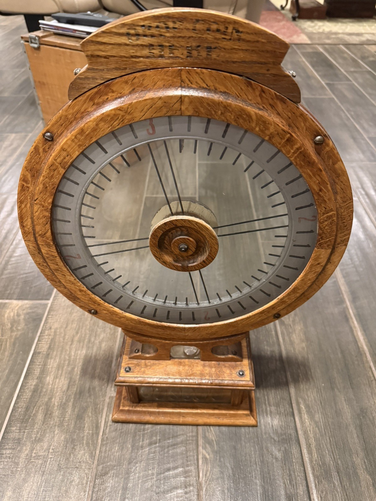 1800s  Columbian Fairest Wheel 5 cent CIGAR Oak Trade Stimulator- Price Drop