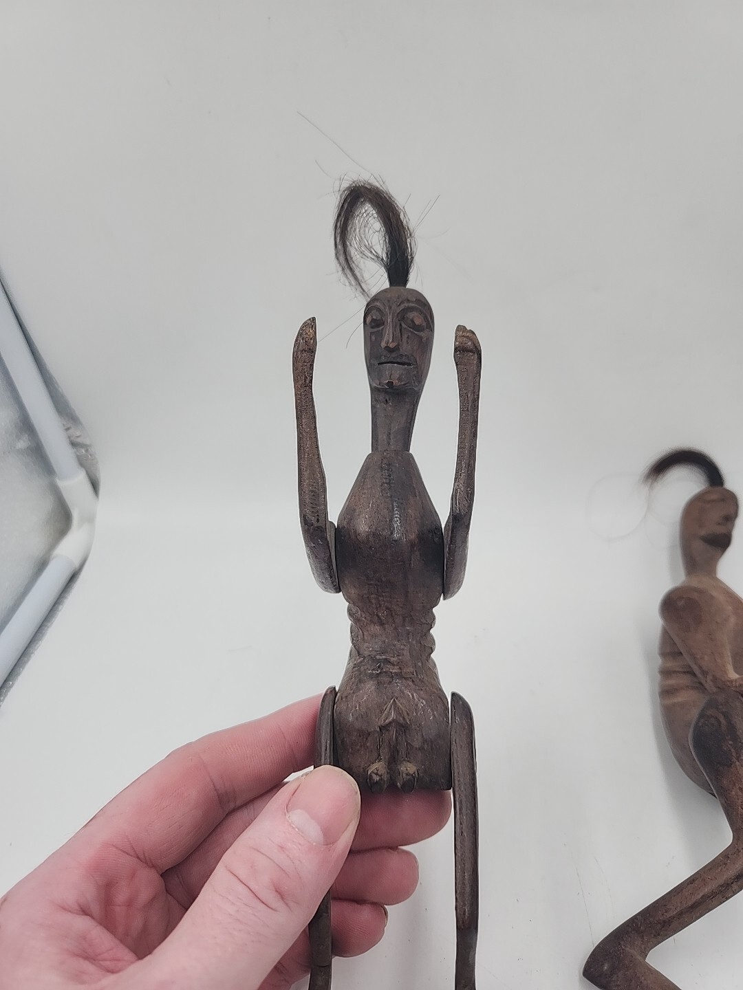 HandCarved Female MaleAfrican Tribal Fertility Doll Reticulated Arms Legs Lizard HandCarved Female MaleAfrican Tribal Fertility Doll Reticulated Arms Legs Lizard