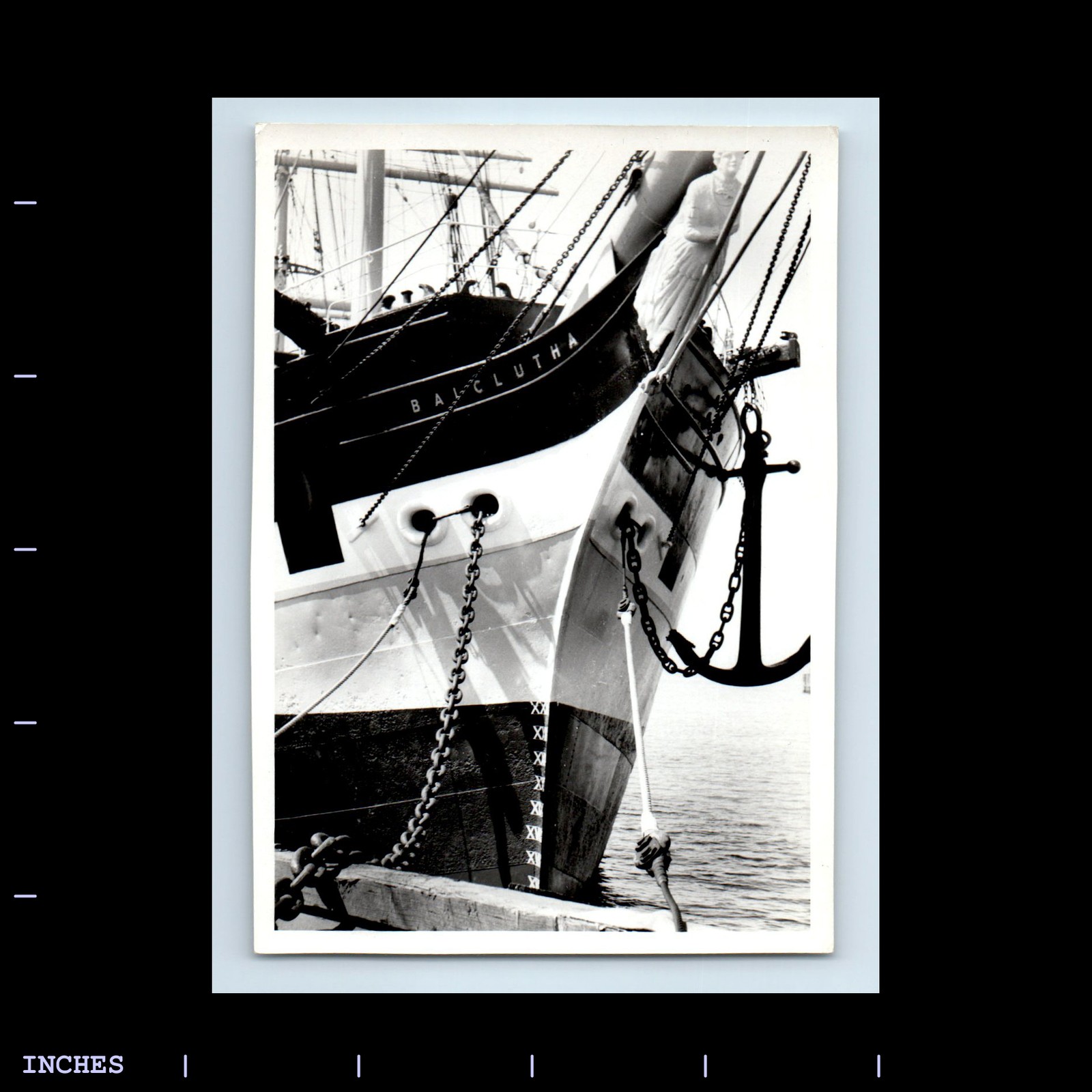 Old Vintage Photo BALCLUTHA SHIP FISHERMANS WHARF SAN FRANCISCO