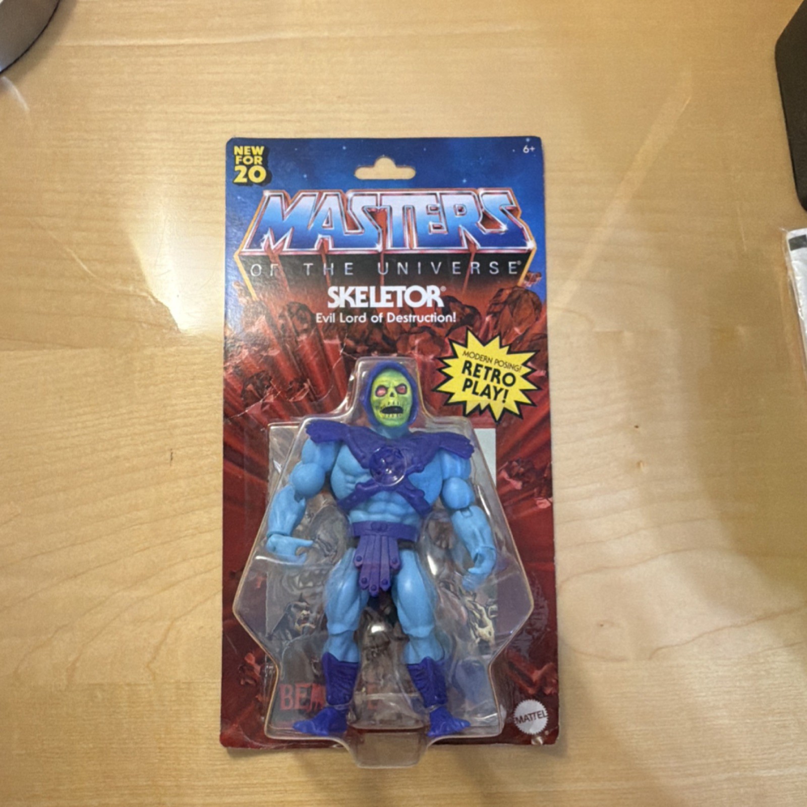 2020 Skeletor Masters of the Universe 5.5” Action Figure NEW Retro Play Mattel