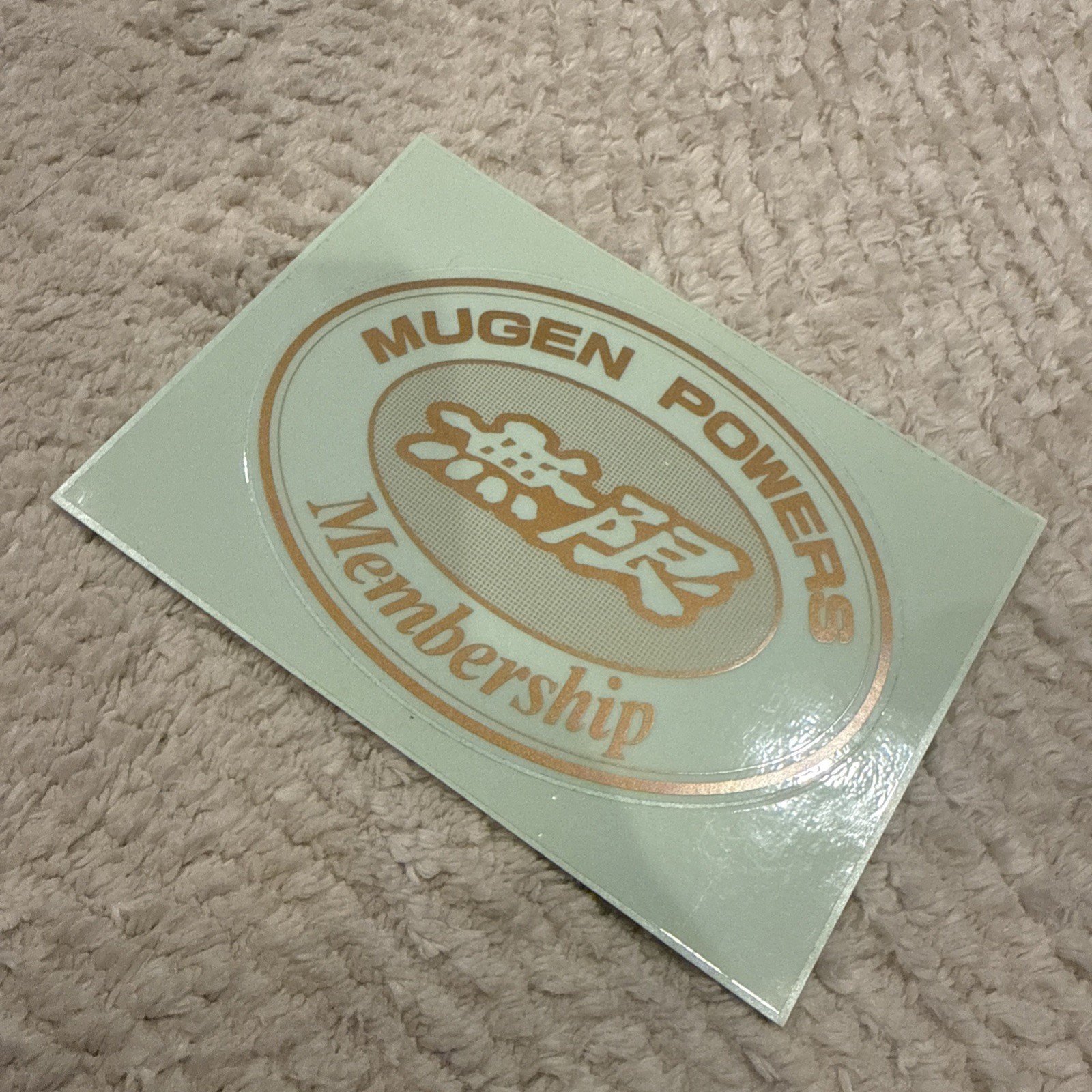 MUGEN POWERS Membership Vintage Sticker Genuine Japan Super Rare Honda Spoon
