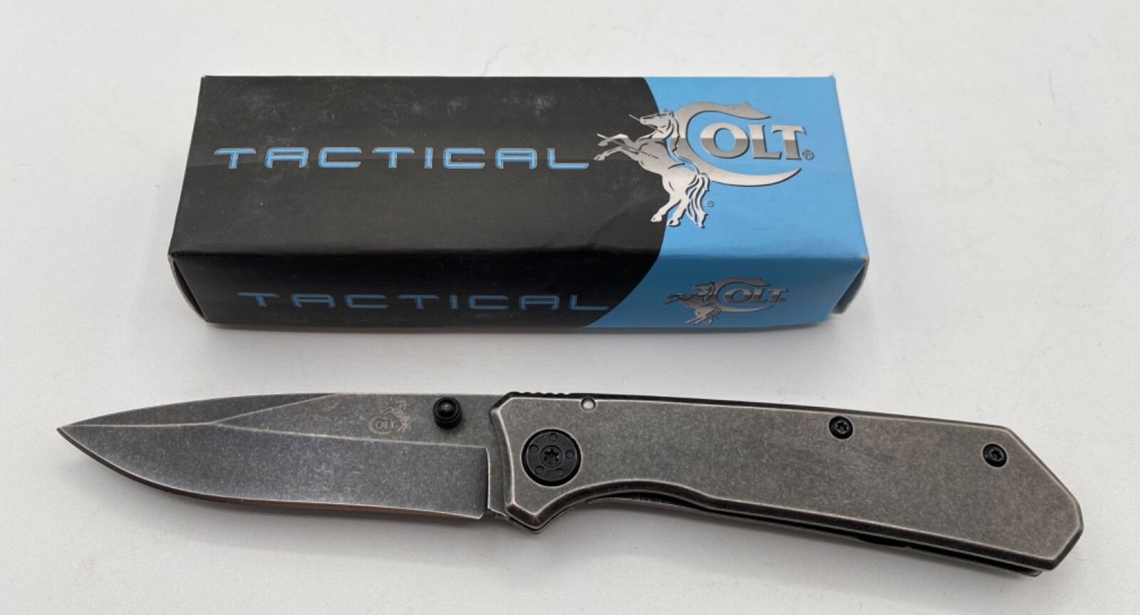COLT #CT652 Silver Tactical Liner Lock Knife NIB