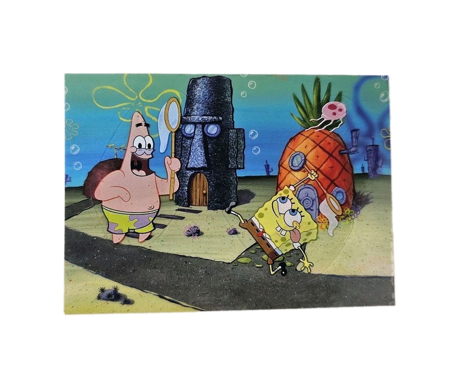 2009 Topps SpongeBob SquarePants Create-A-Scene Card #5 SP Series 1