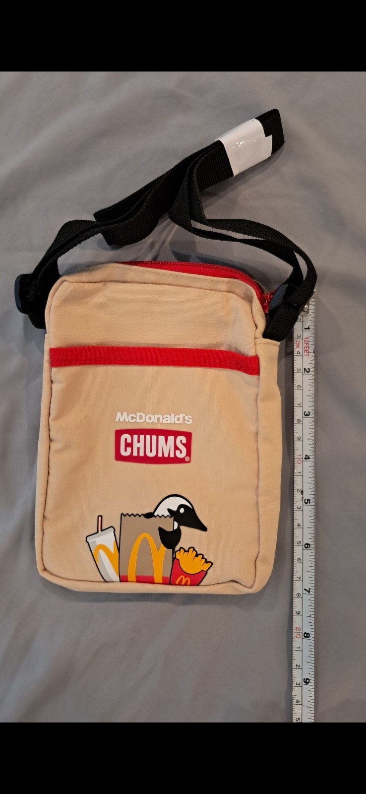 Chums x McDonald\'s Japan 2023 Light Brown Crossbody Bag