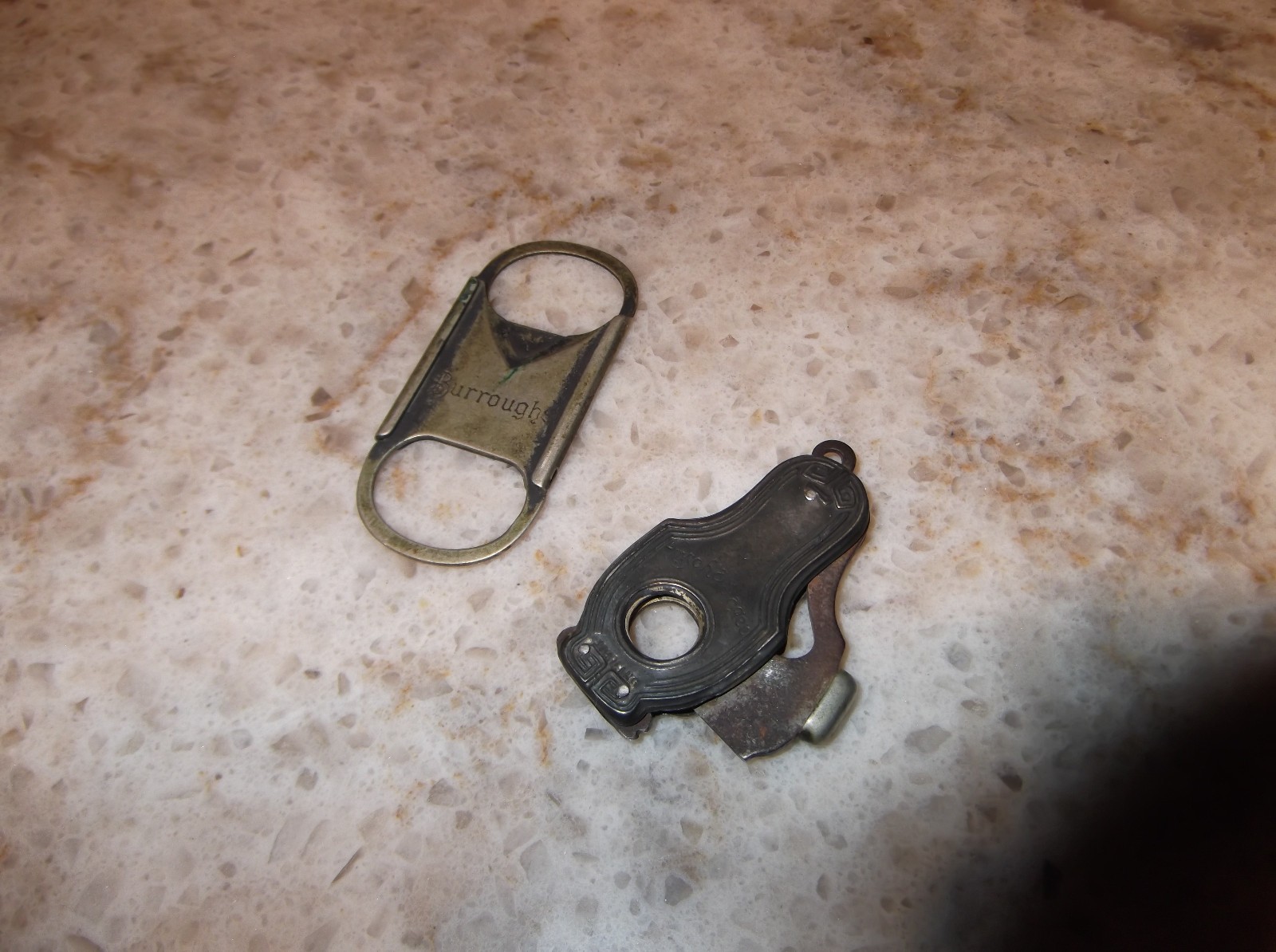 Antique 19th Century Sterling Silver Cheroot Cigar Cutter Fob Hirsch & Slager Antique 19th Century Sterling Silver Cheroot Cigar Cutter Fob Hirsch & Slager