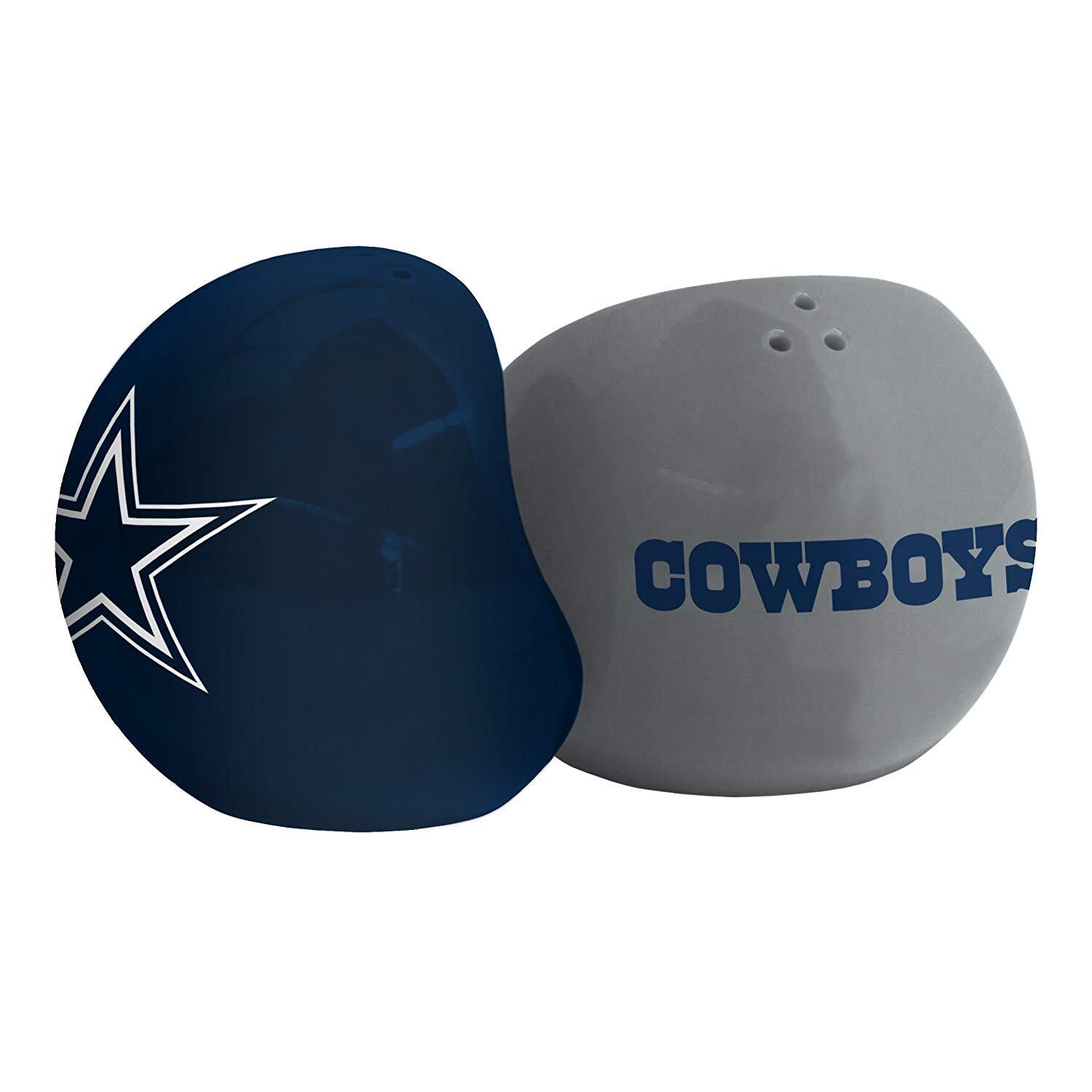 BB Officially Licensed NFL Dallas Cowboys Home and Away Salt and Pepper Shakers BB Officially Licensed NFL Dallas Cowboys Home and Away Salt and Pepper Shakers
