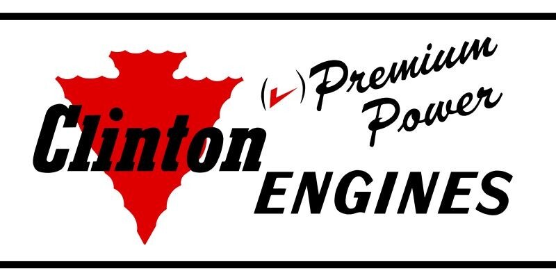 Clinton Premium Power Engines NEW Sign 18x36\