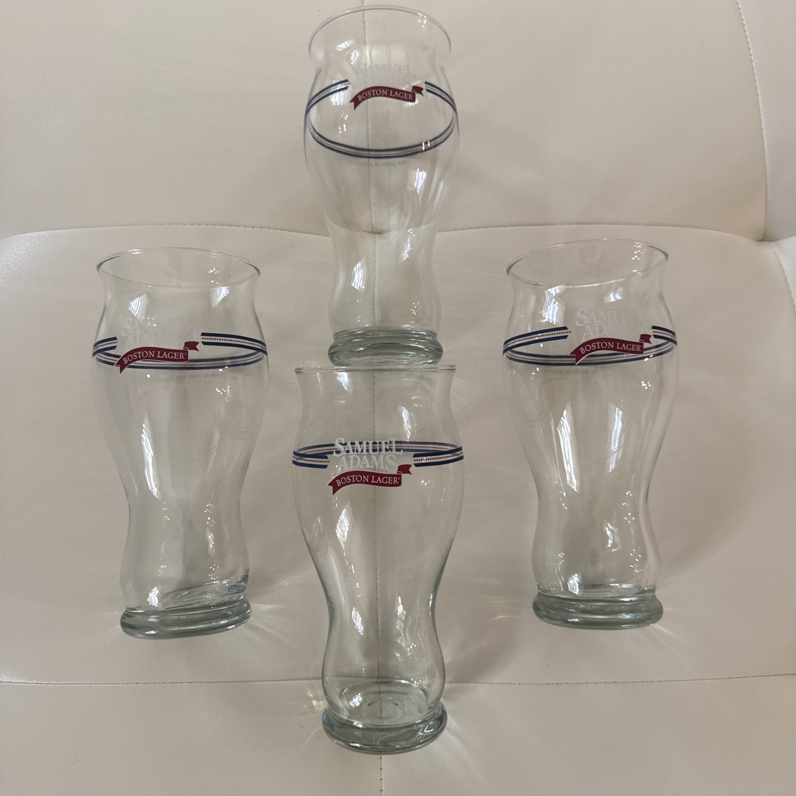 4 Mint Condition Samuel Adams Boston Lager 7.5\
