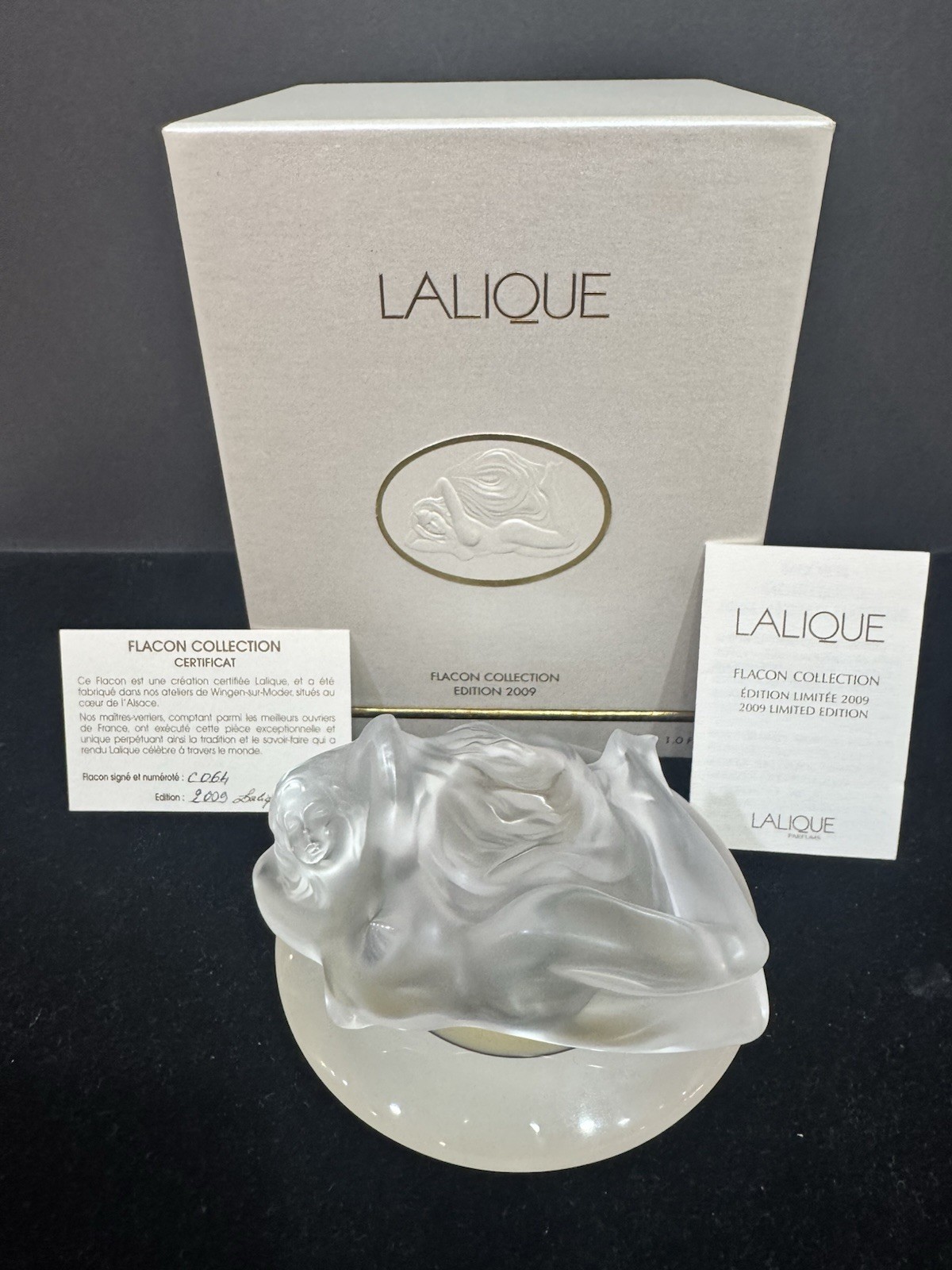 Lalique Ltd. Edition 2009 Perfume Bottle “Aphrodite” 1 Oz. MINT & Unopened