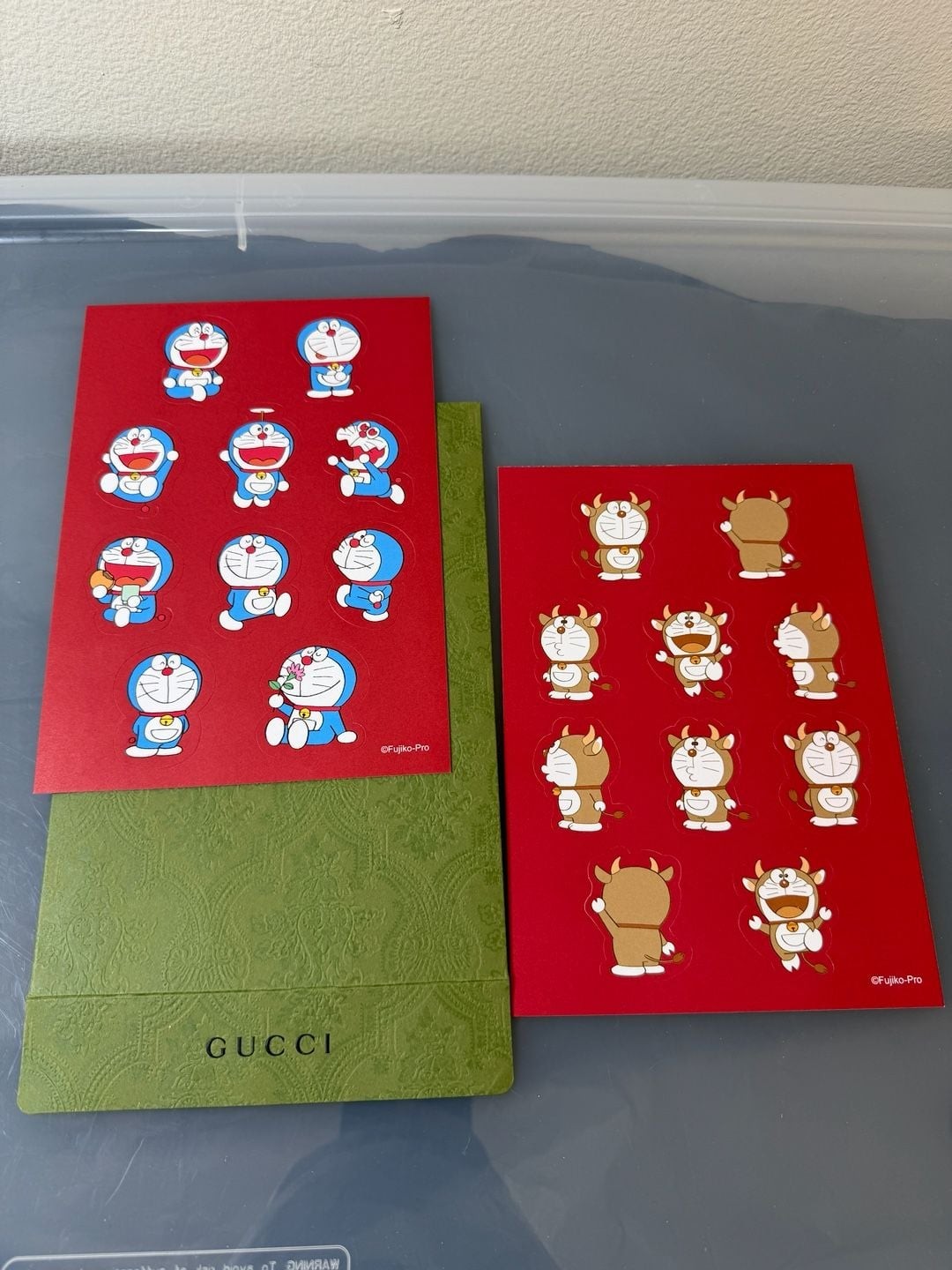Gucci x Doraemon Collaboration Novelty Sticker Set