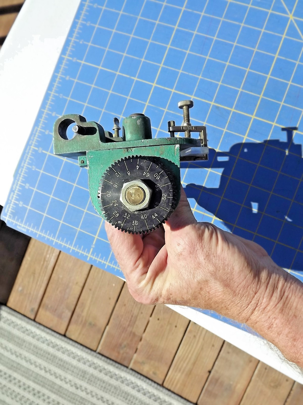 Used Vintage Lapidary Gemstone Faceting Machine Tool (Graves ?)