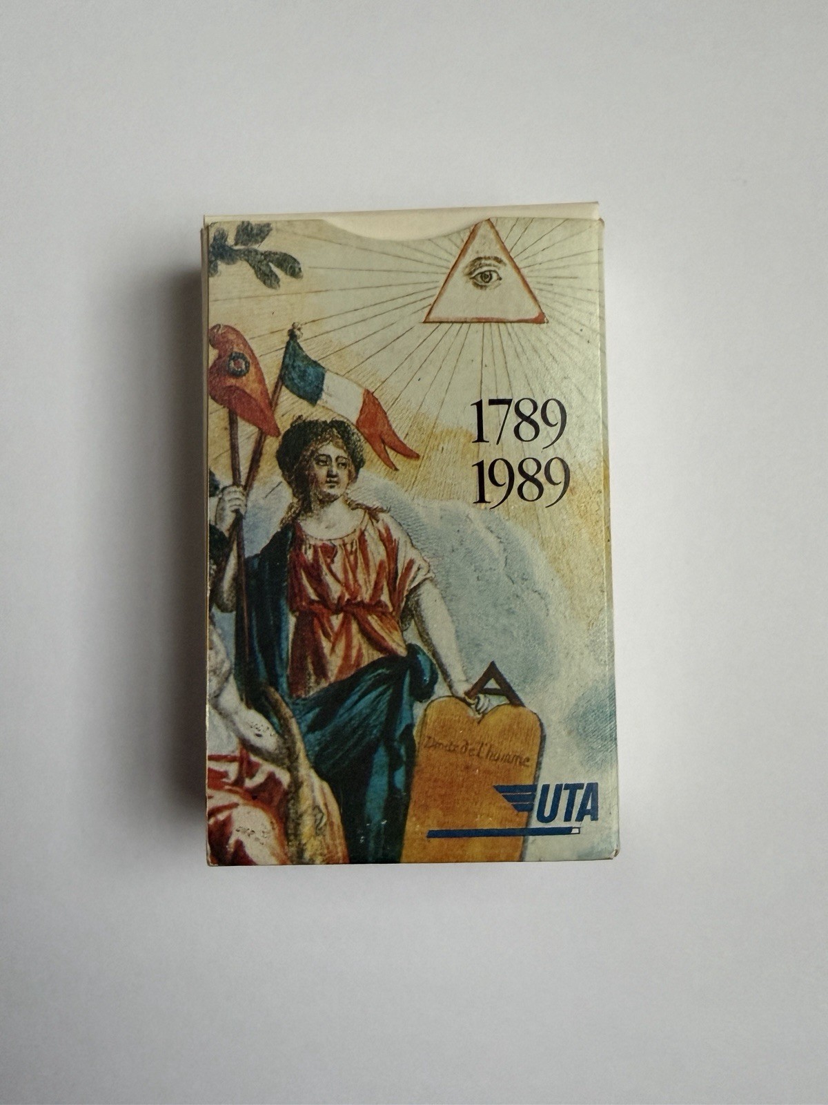 Vintage UTA United Airlines Playing Cards 1789–1989 French Revolution Deck