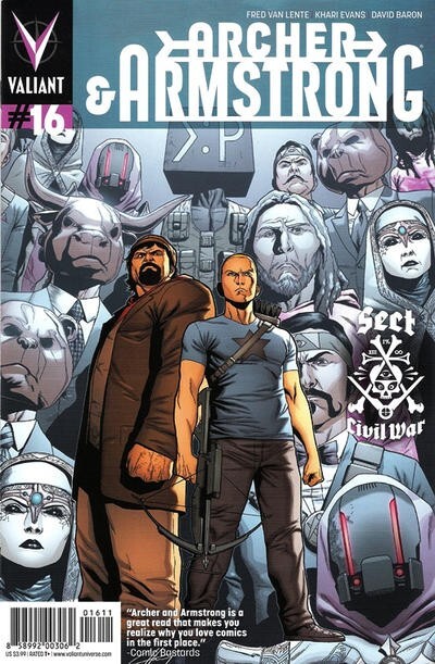 Archer and Armstrong (2nd Series) #16 NM 9.4 2013 Clayton Henry Cover