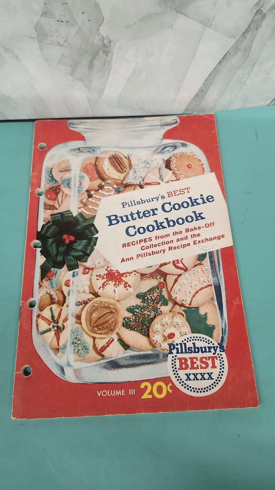 Vintage Pillsbury's Best Butter Cookie Cook Book Volume III Color Litho Ad 1950s