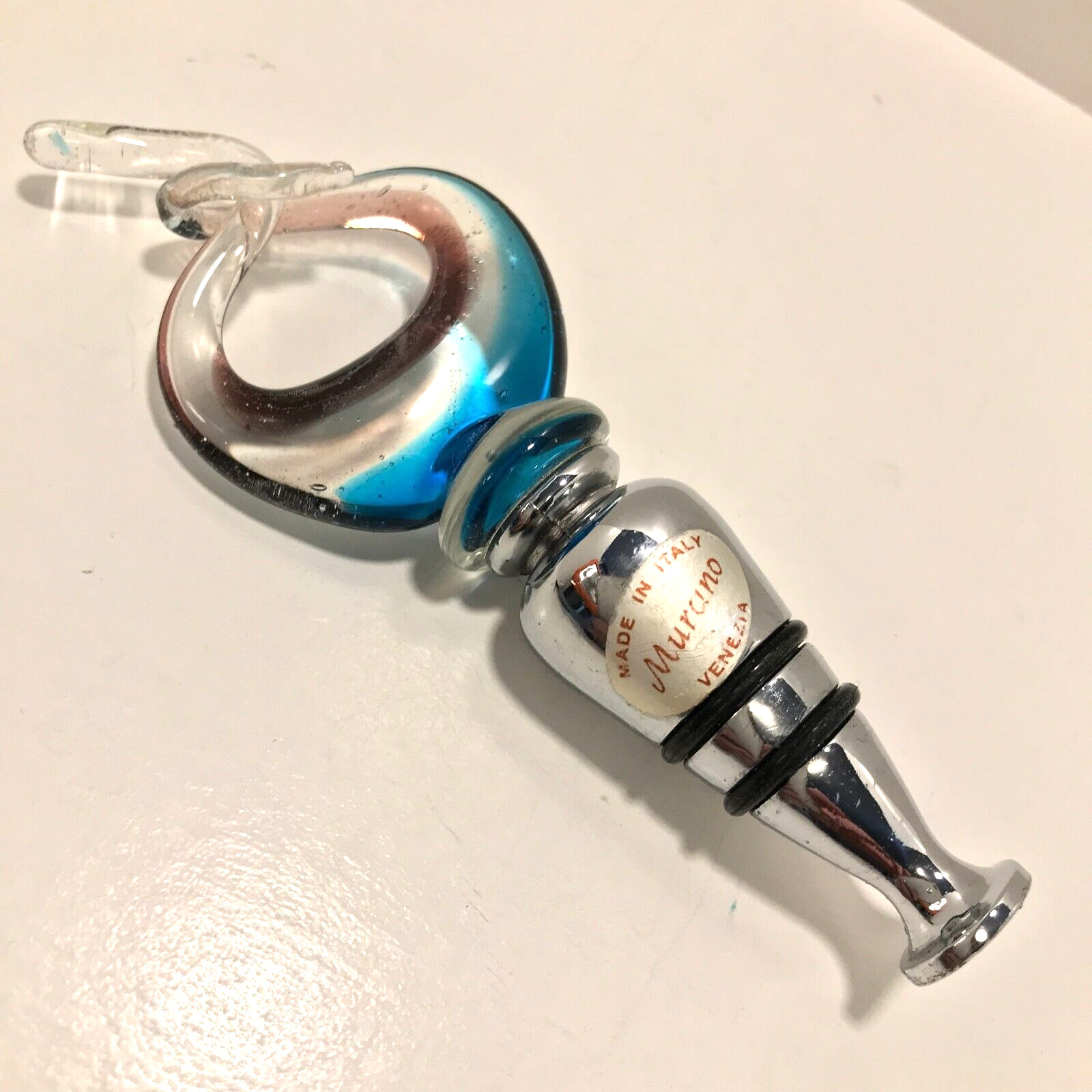 Vintage Murano Glass Bottle Stopper 5\