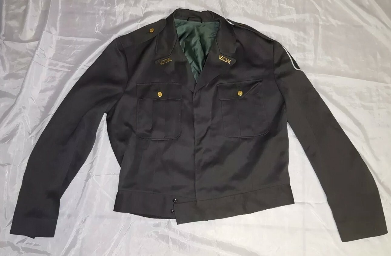 Vintage V.F.W. Member Veterans Of Foreign Wars Uniform Jacket