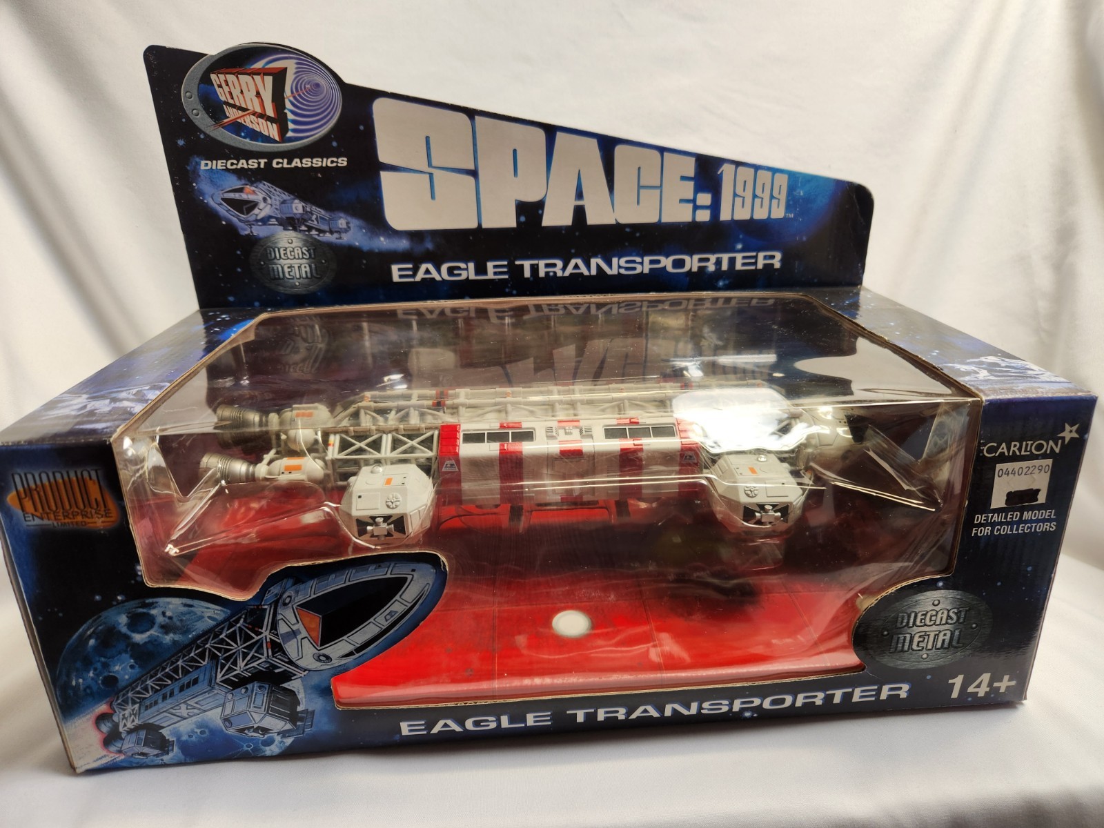 Vintage Gerry Anderson Space 1999 12” Rescue Eagle Transporter Diecast MIB NEW