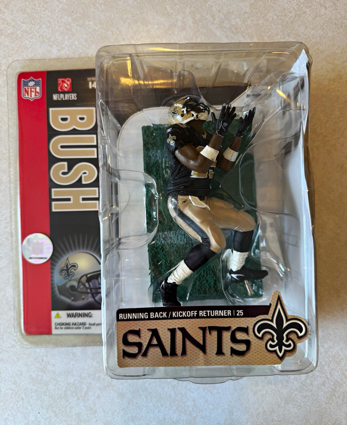 McFarlane Sports Picks NFL Series 14 Reggie Bush Saints Figure
